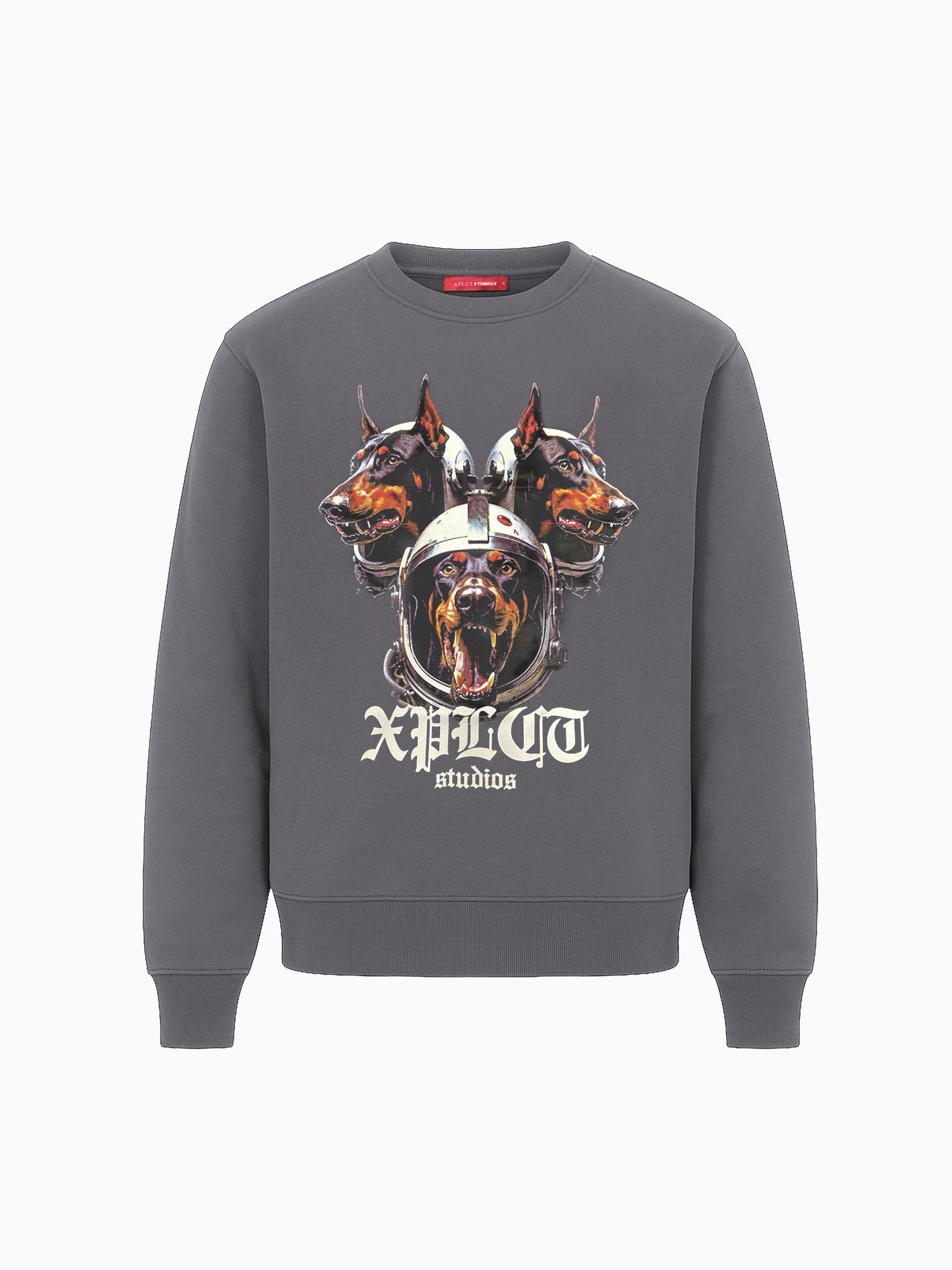 Dobberman Sweater | Grey – XPLCT STUDIOS