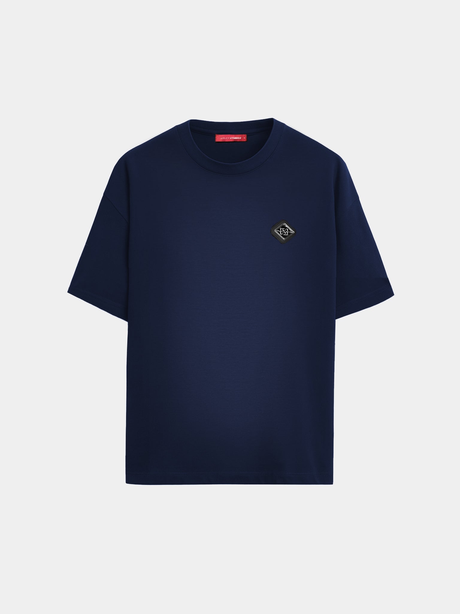 Plate Tee | Navy – XPLCT STUDIOS