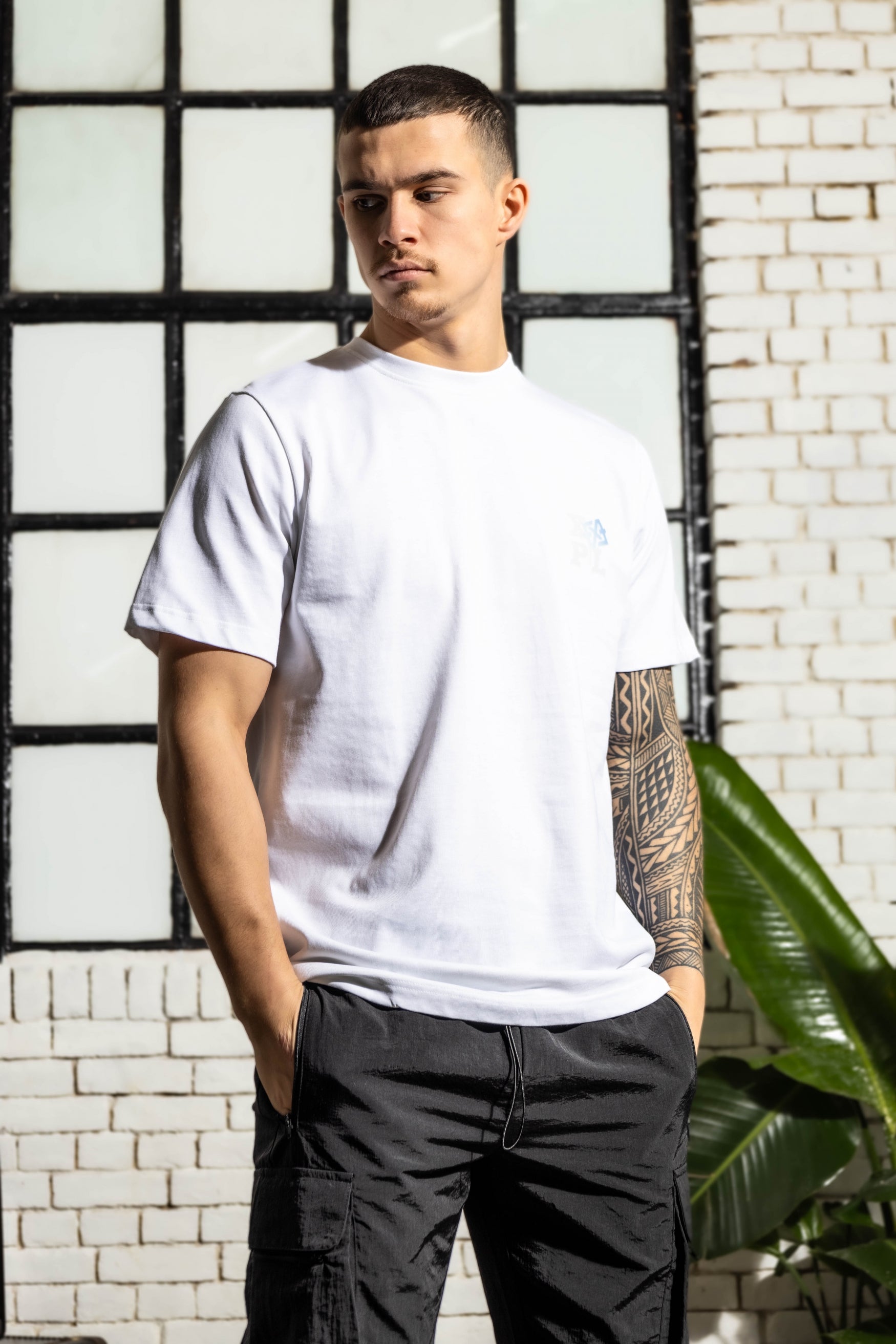 Overspray Tee | white