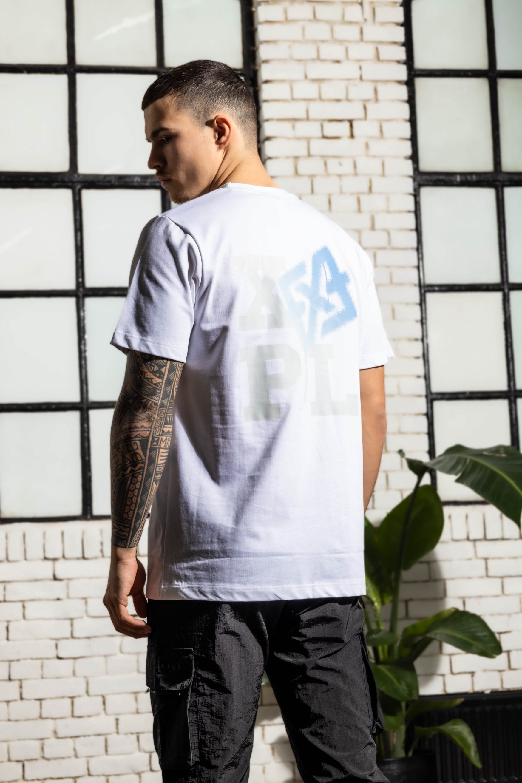 Overspray Tee | white