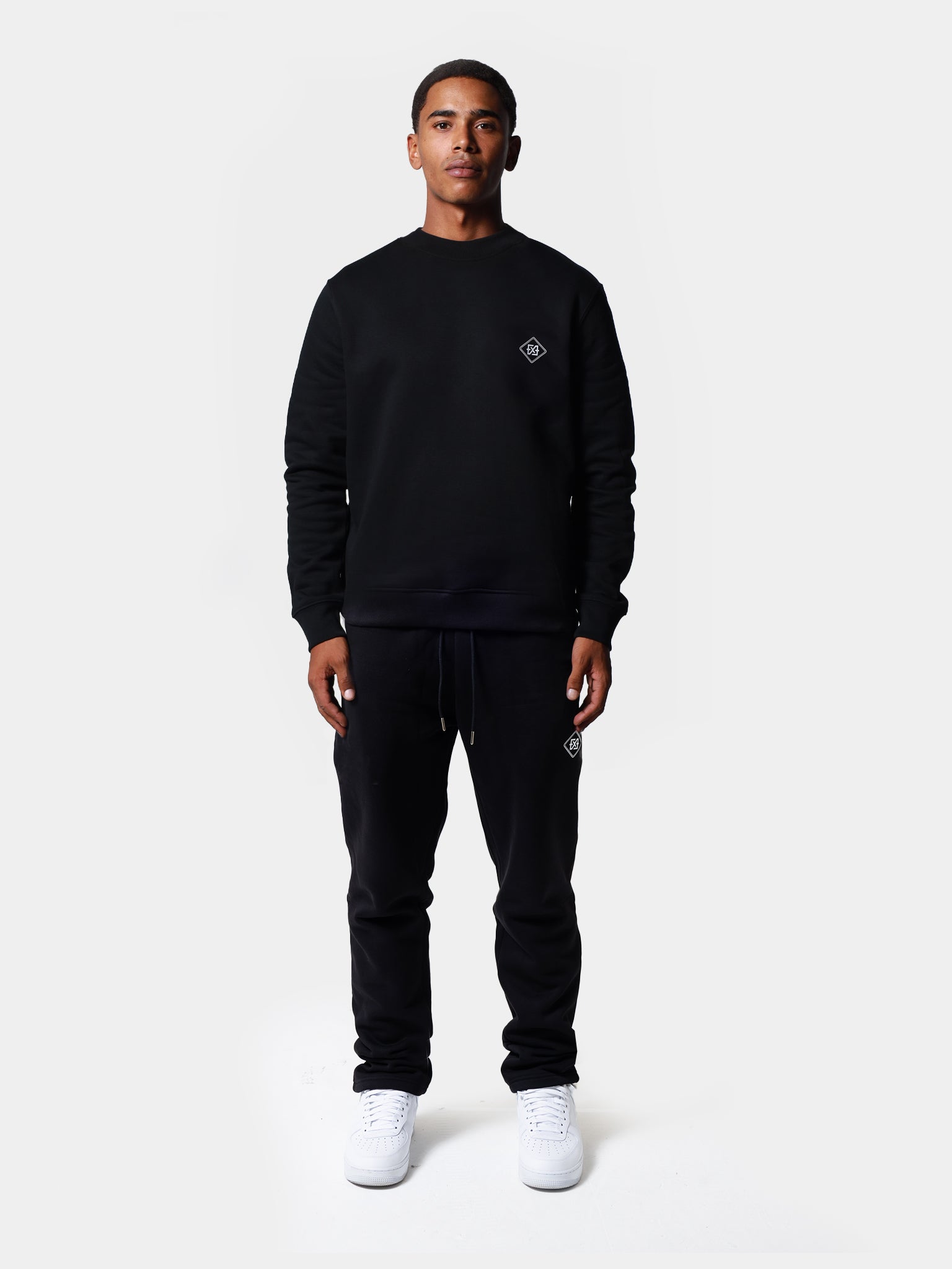 Badge sweater | Black