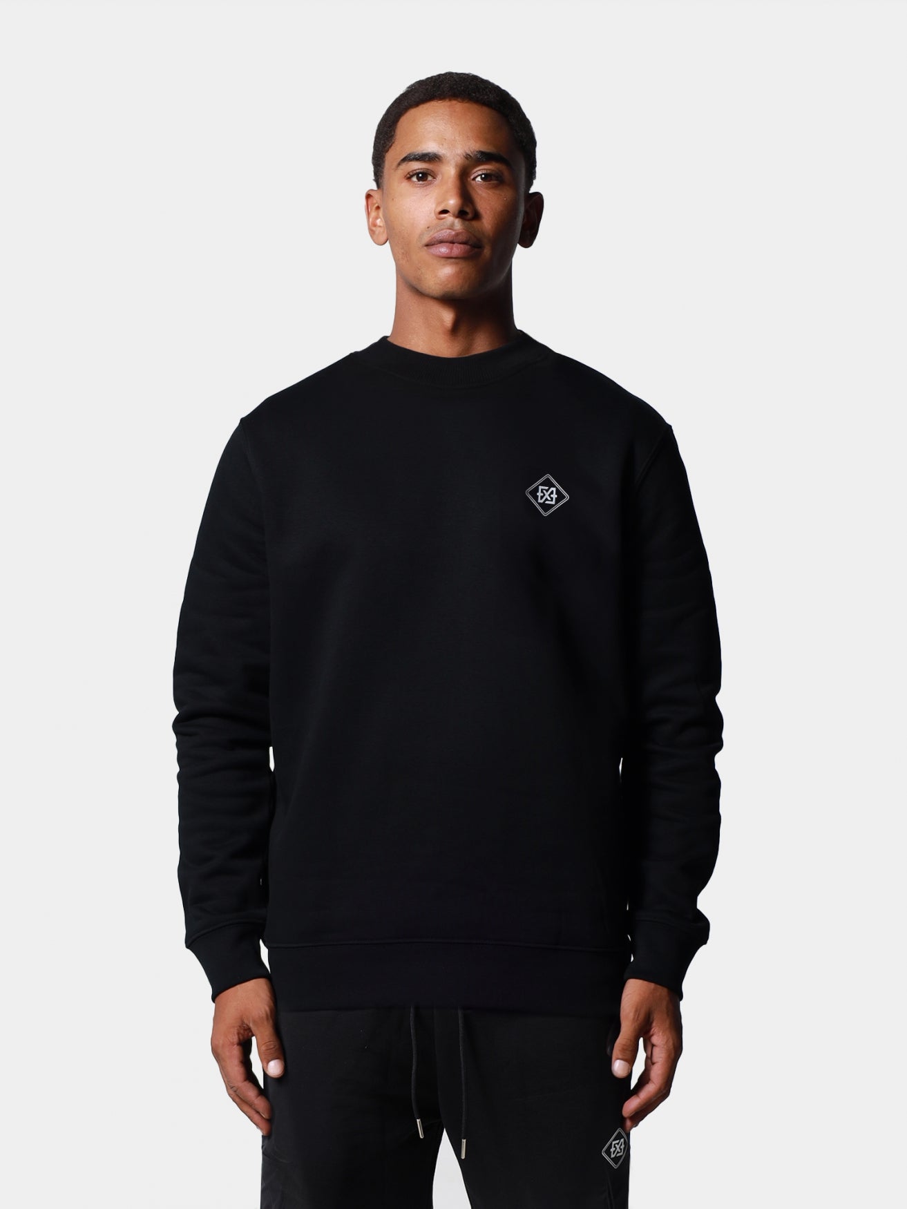 Badge sweater | black