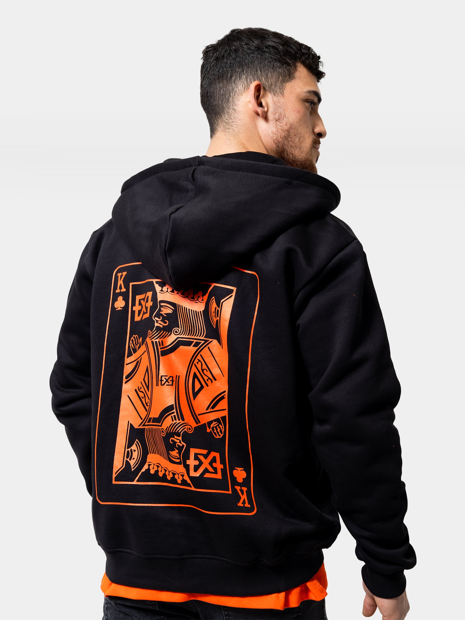 Card Vest | Black/Orange