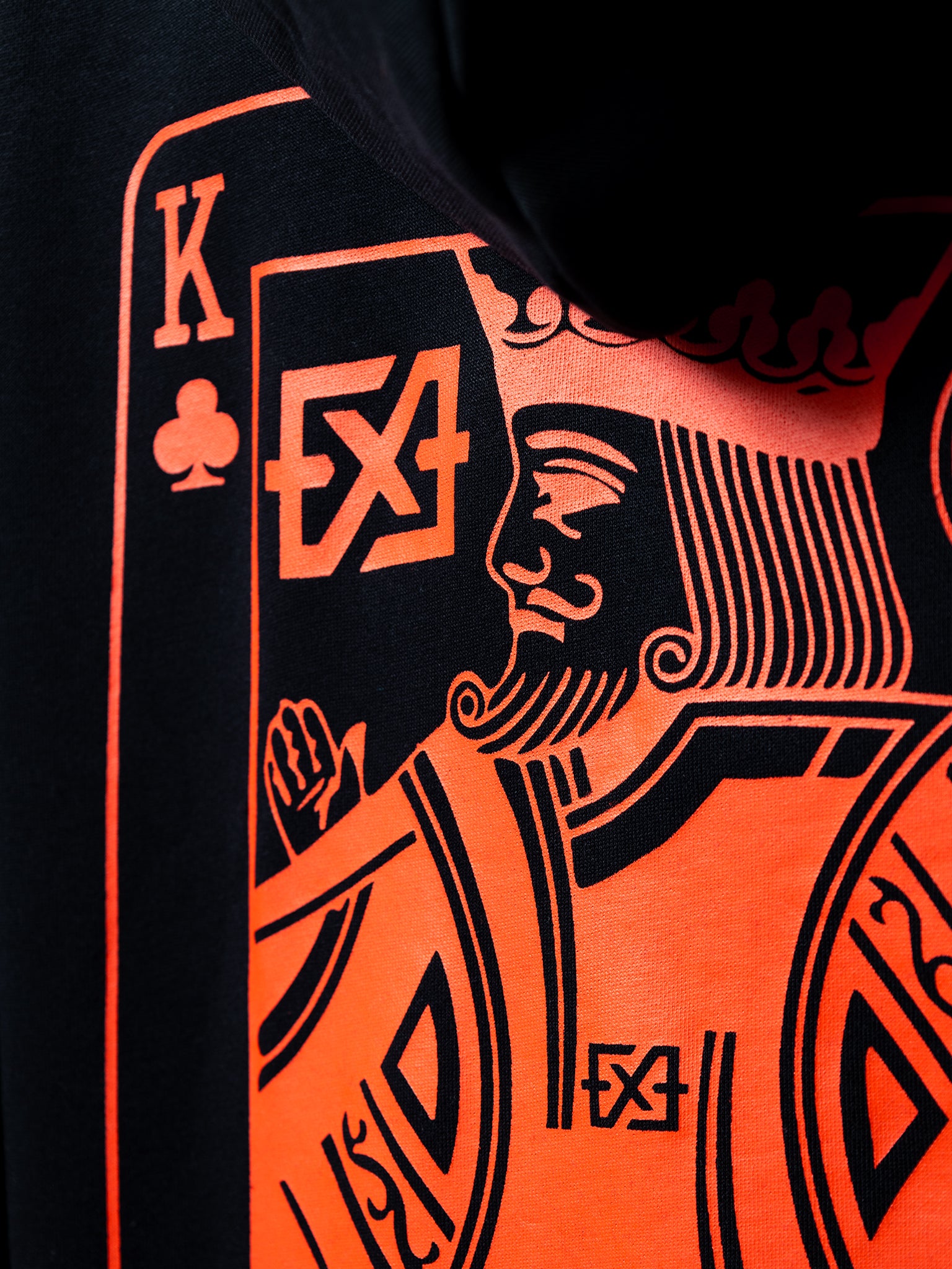 Card Vest | Black/Orange