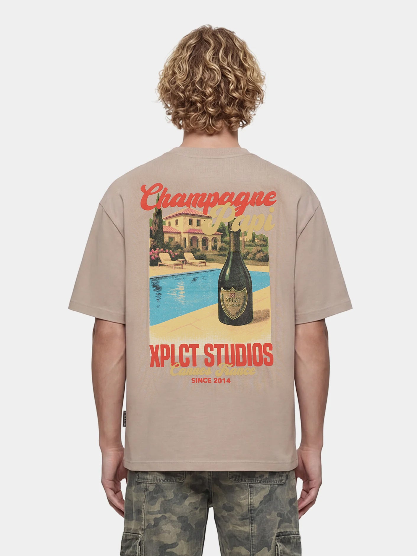 Champagne Tee | Beige