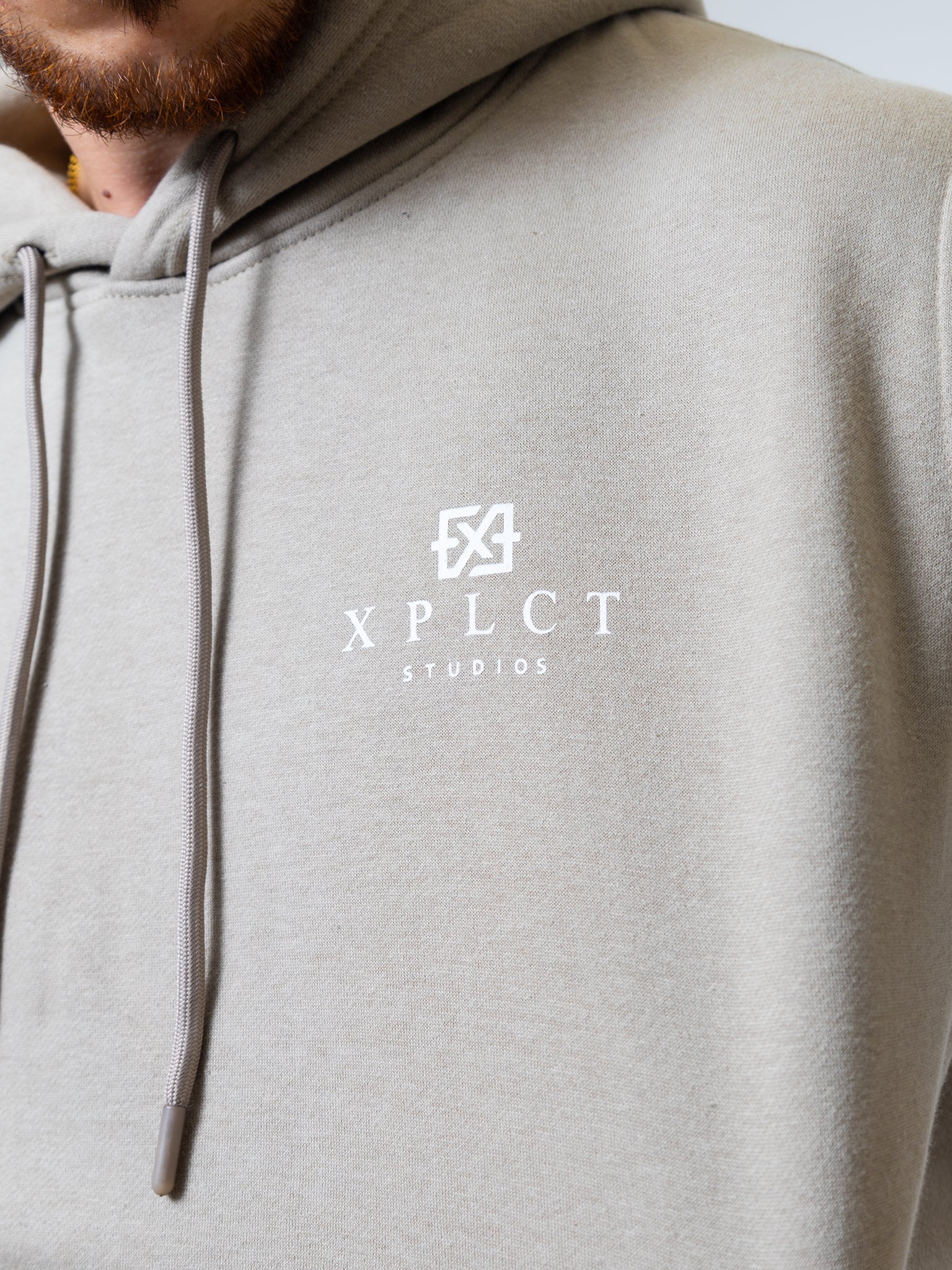 Clean tracksuit Taupe – XPLCT STUDIOS - Main Image