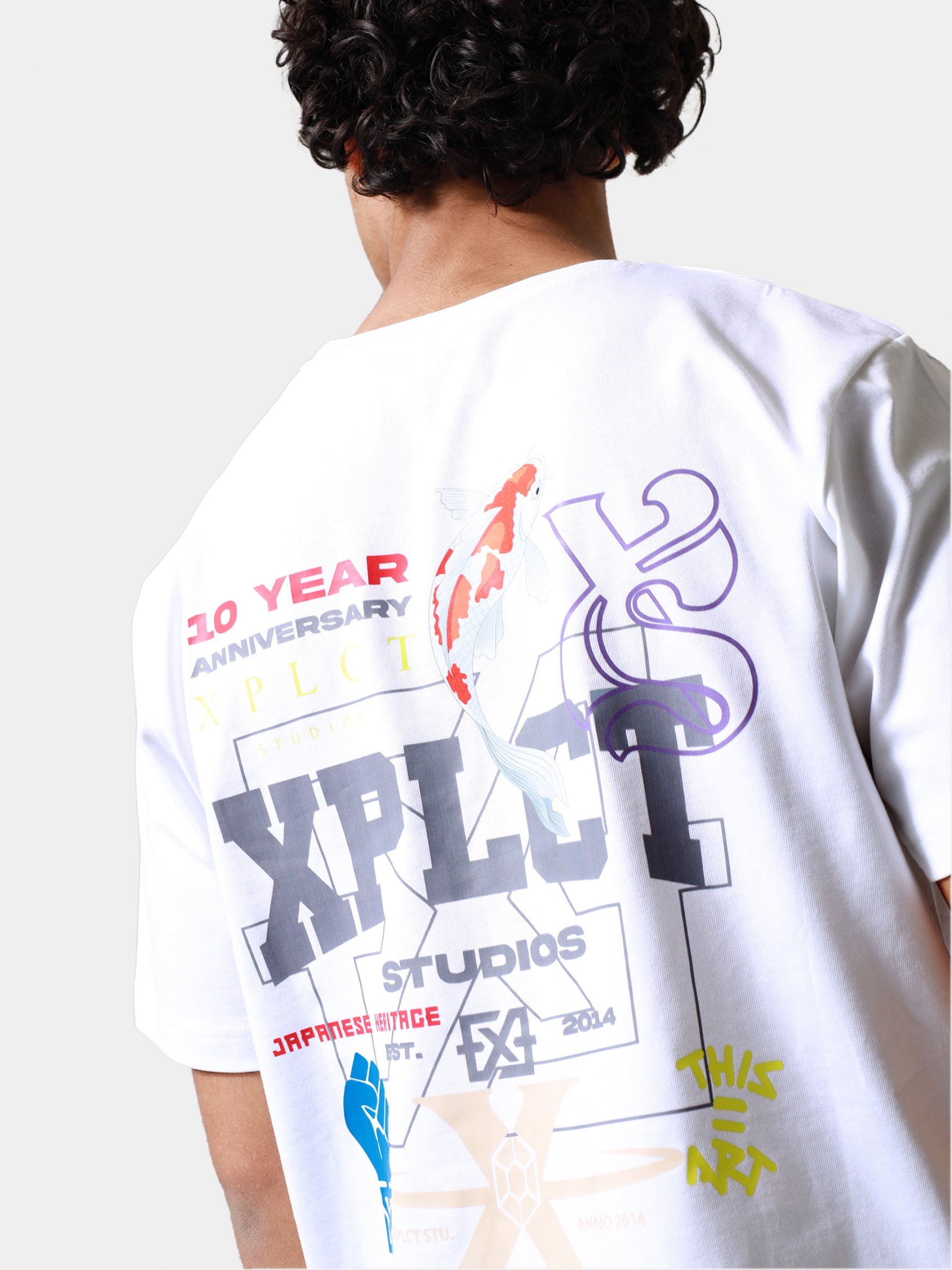 Decade tee | white