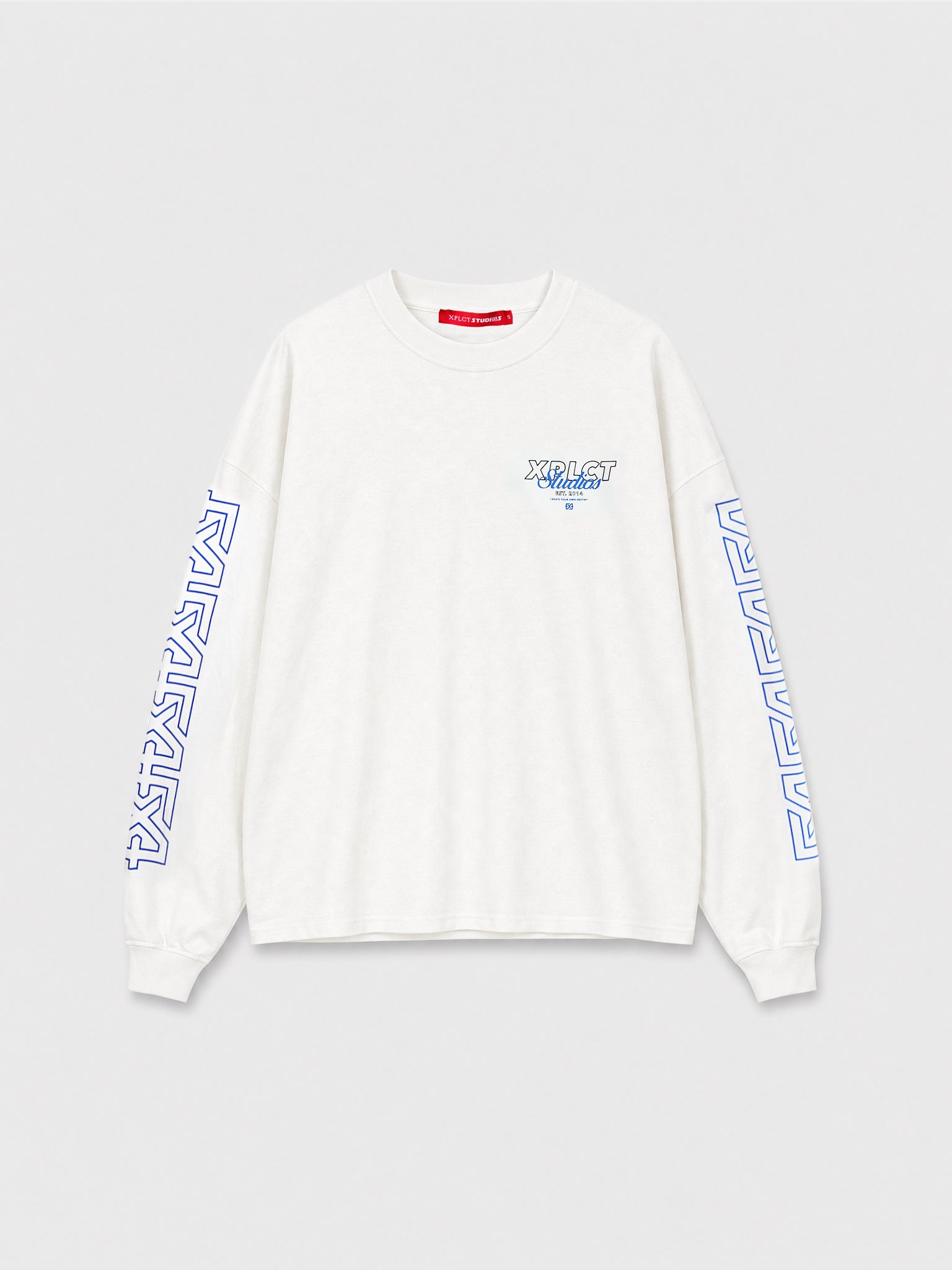 Destiny Longsleeve | White/Blue