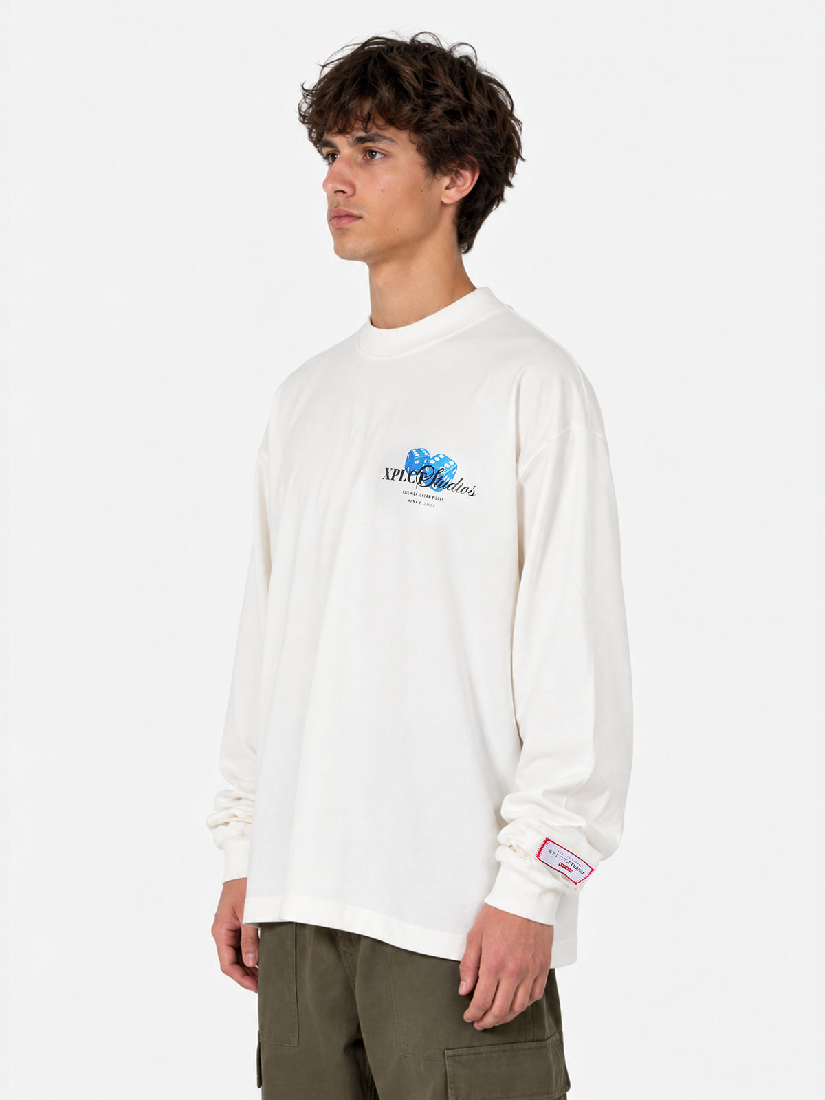 Dice Longsleeve | White