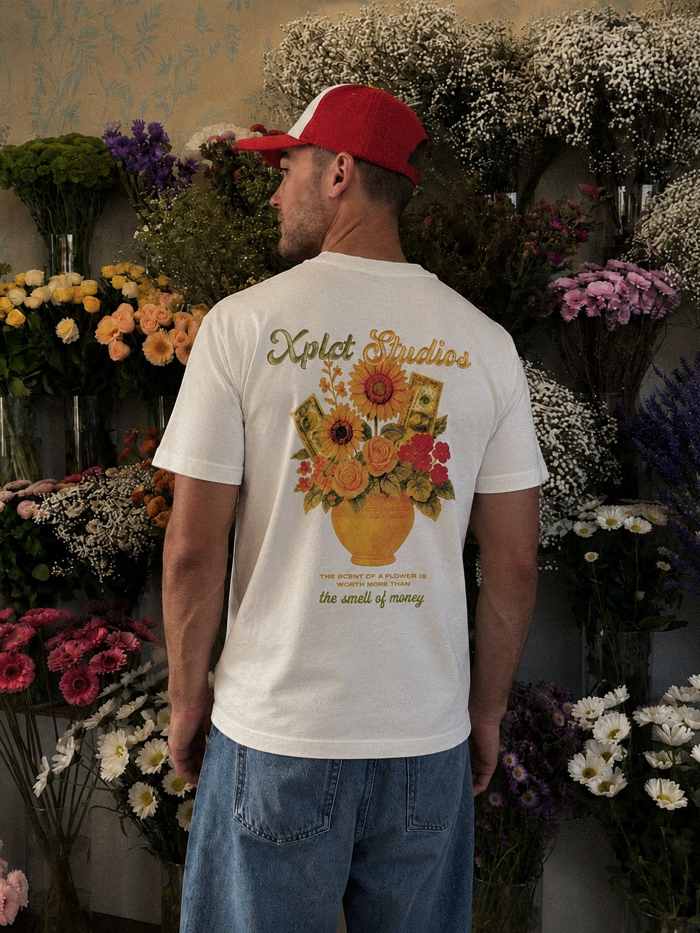 Flowers Tee | Off white