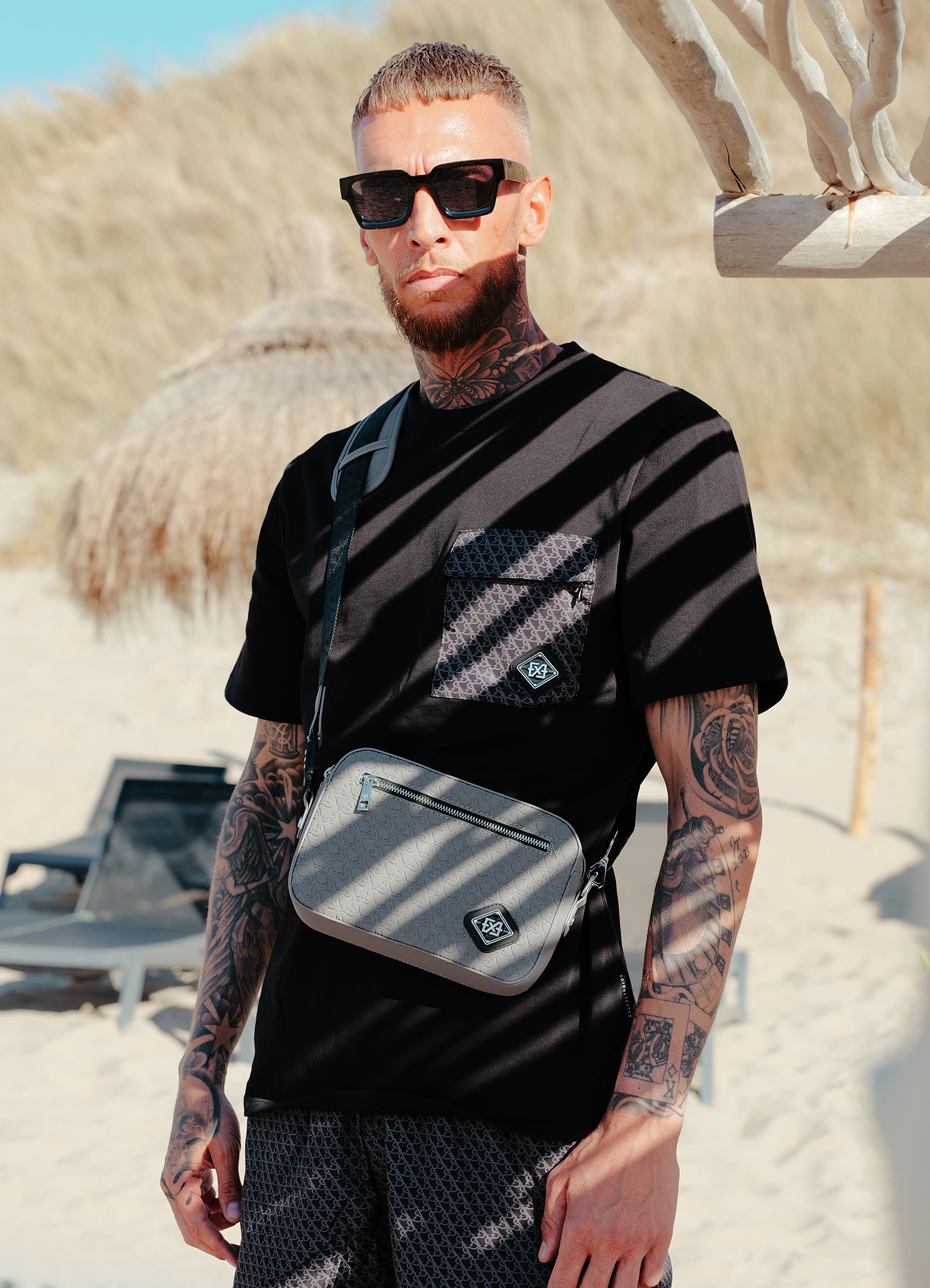 Ivory Bag Suede | Grey