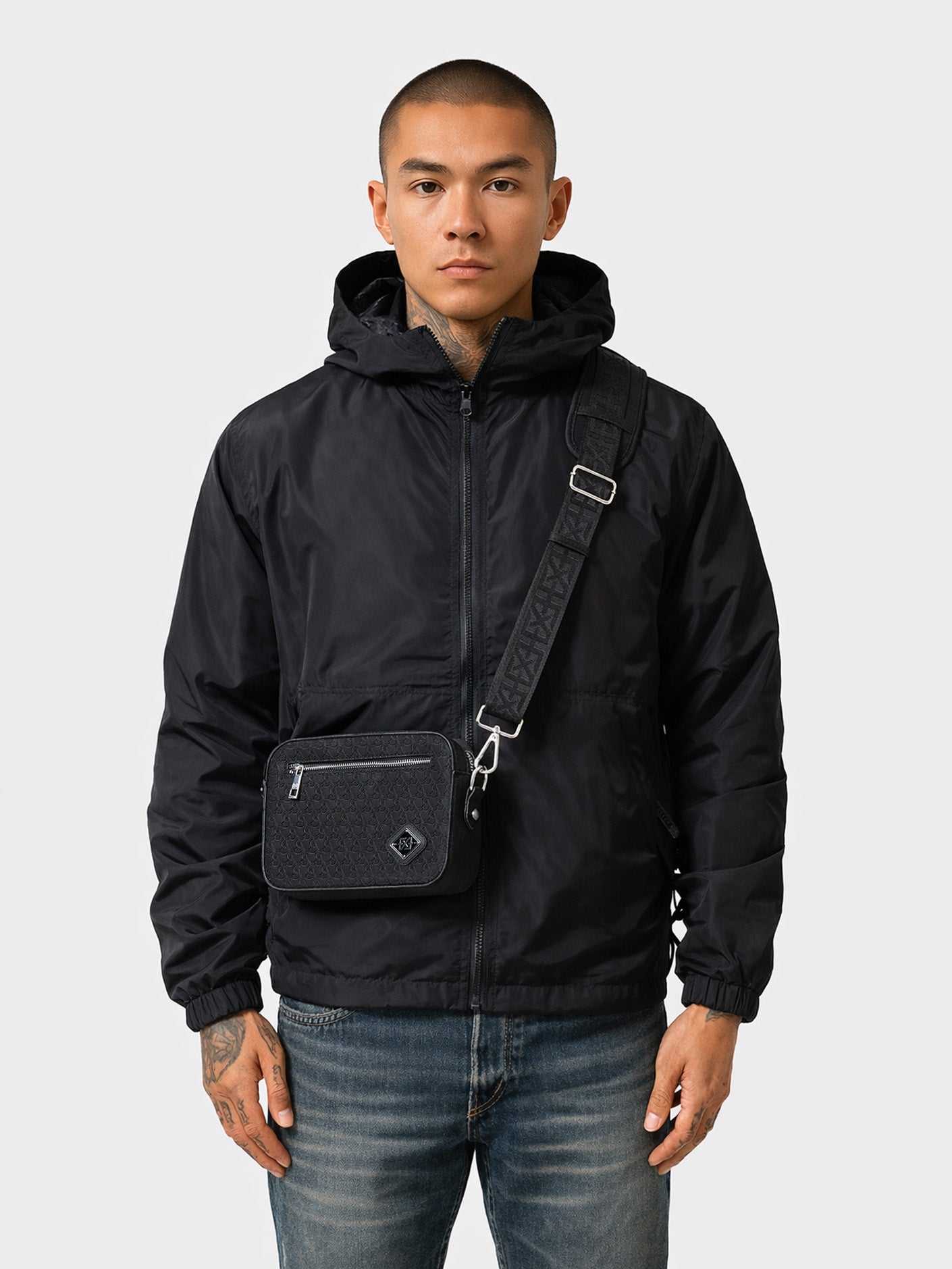 Ivory Bag Suede | Black