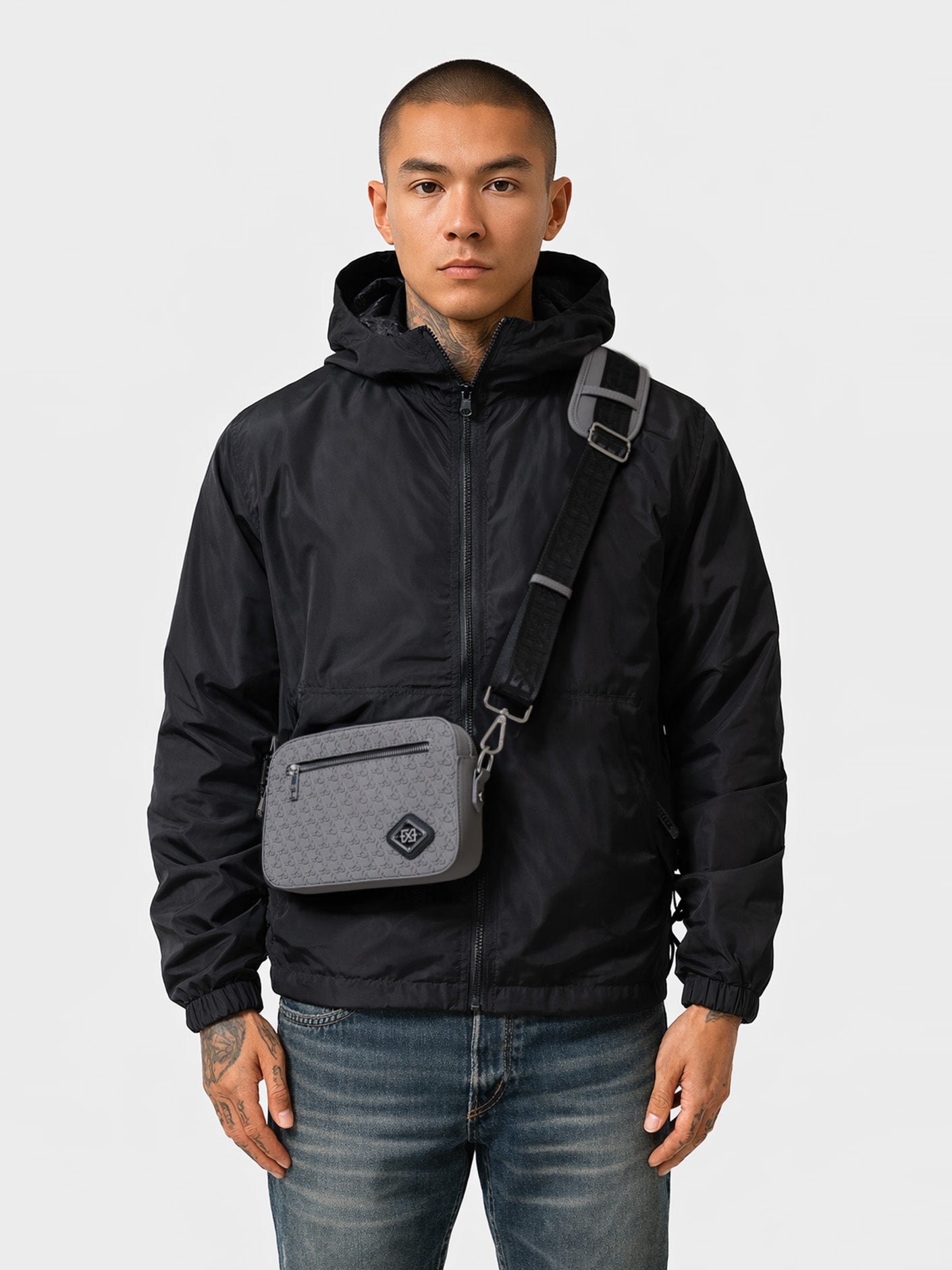 Ivory Bag Suede | Grey