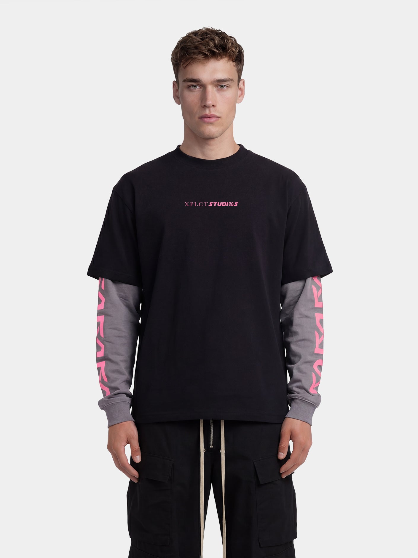 Layer Longsleeve | Black/Pink