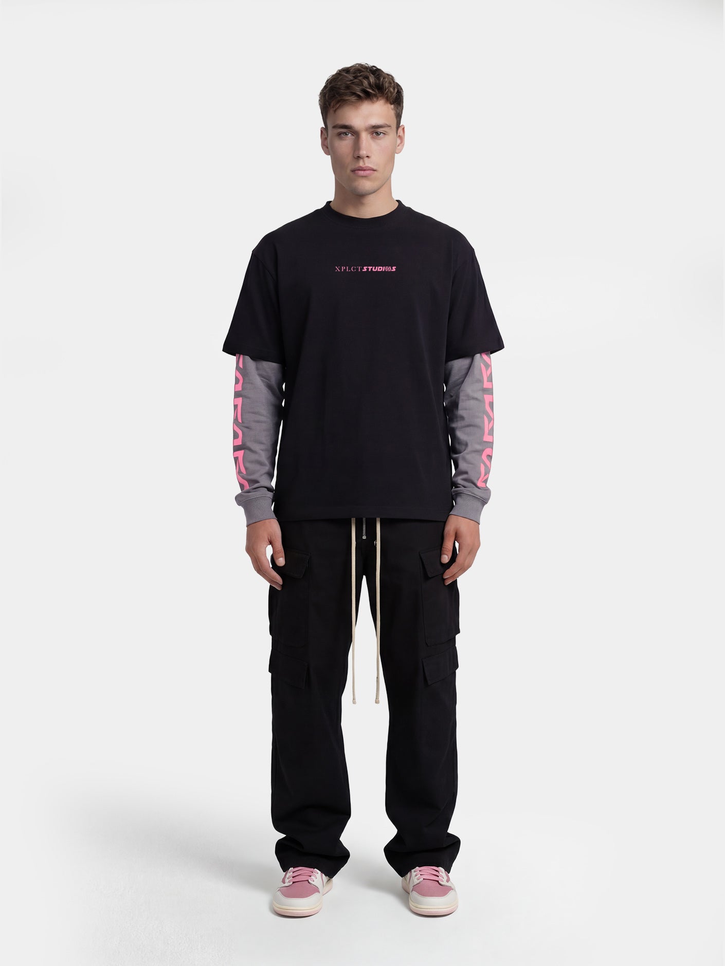 Layer Longsleeve | Black/Pink