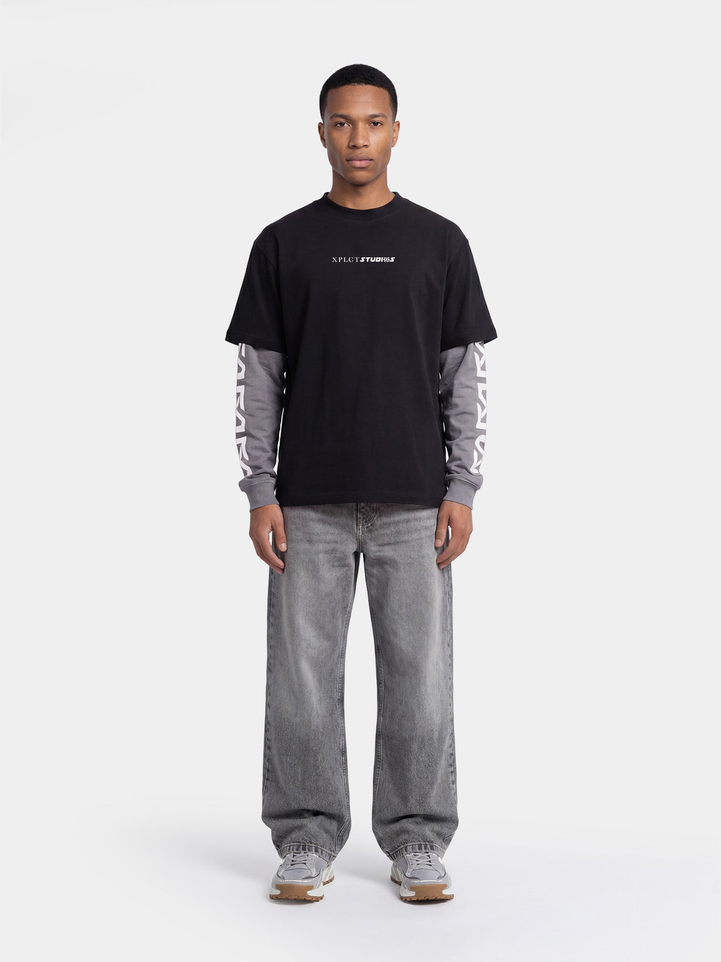 Layer Longsleeve | Black/Pink – XPLCT STUDIOS