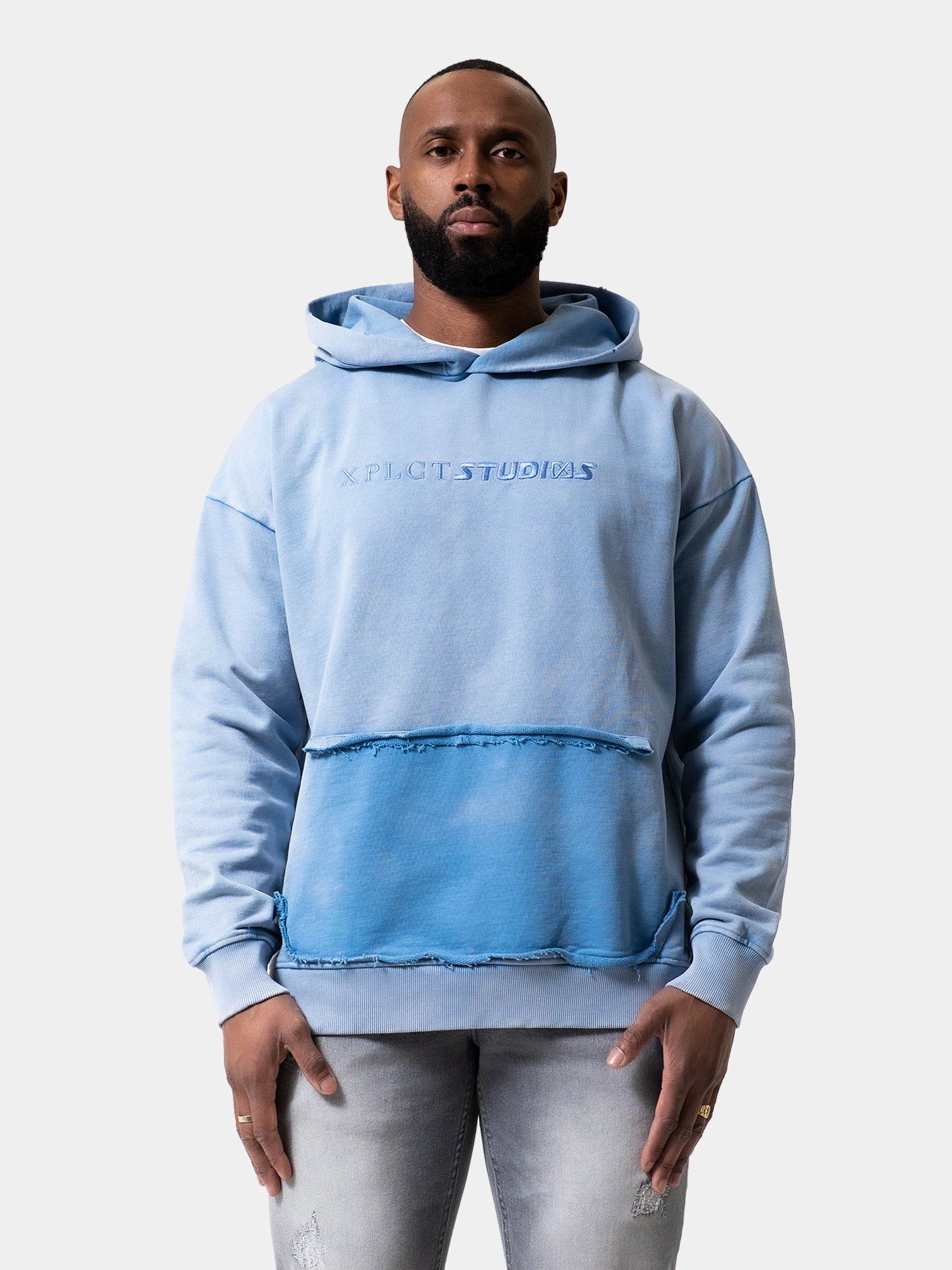 Laundry Hoodie | Blue – XPLCT STUDIOS