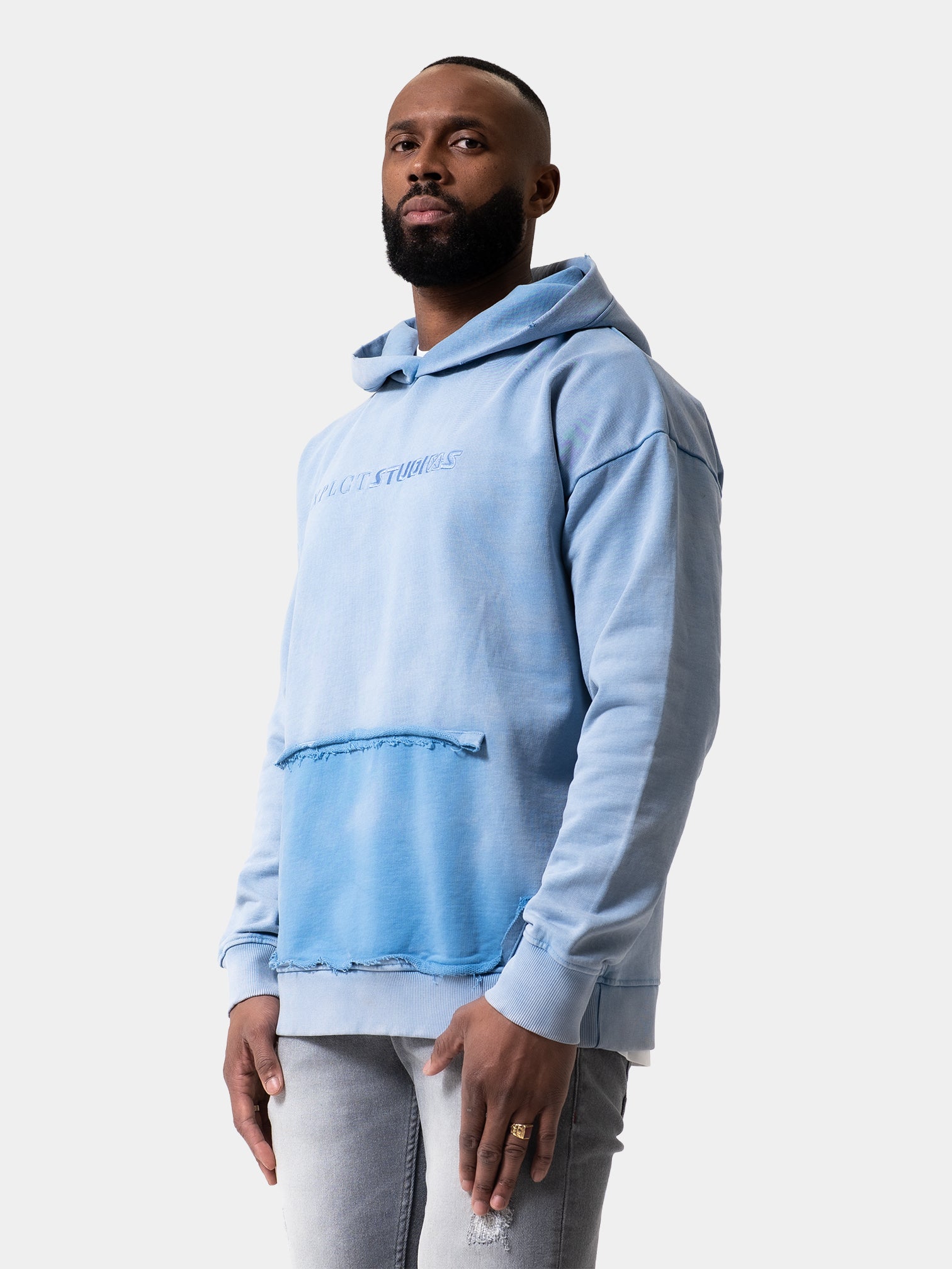 Laundry Hoodie | Blue – XPLCT STUDIOS