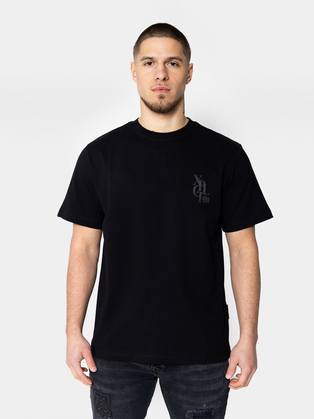 Letter Tee | Black