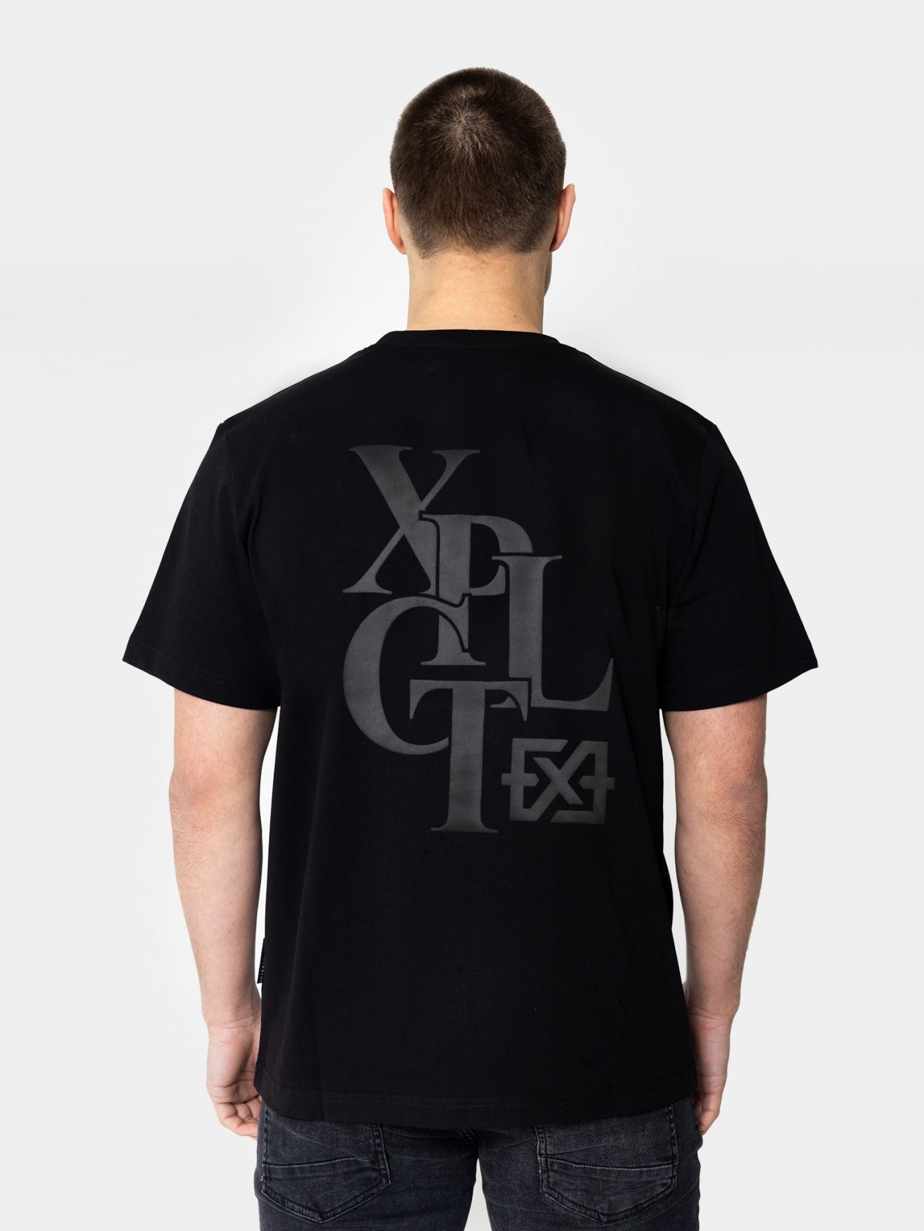 Letter Tee | Black