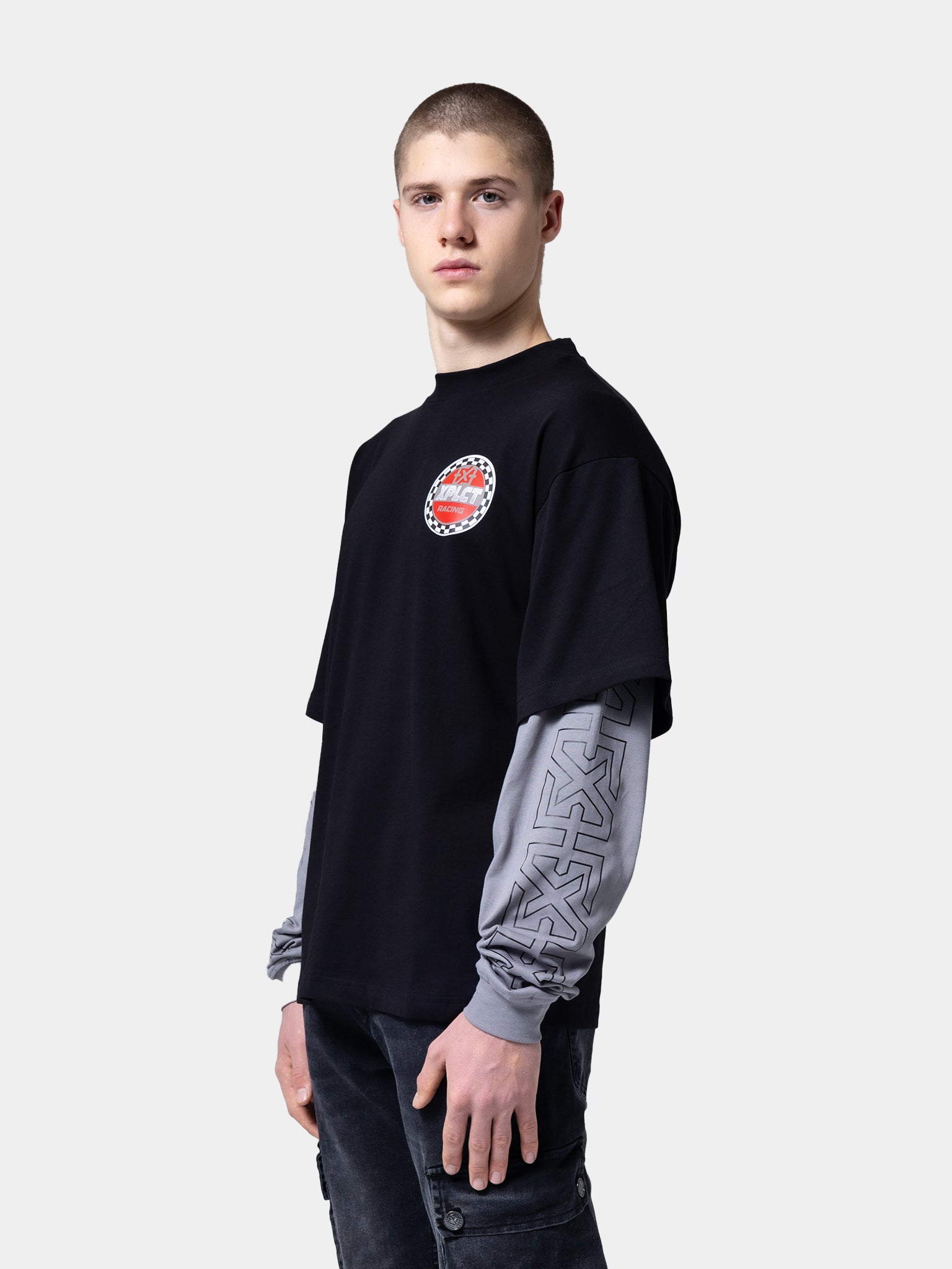 Link dll tee | black / grey