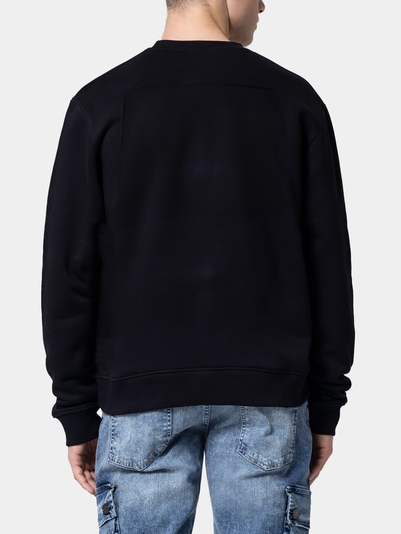 Monoblock crewneck | Black