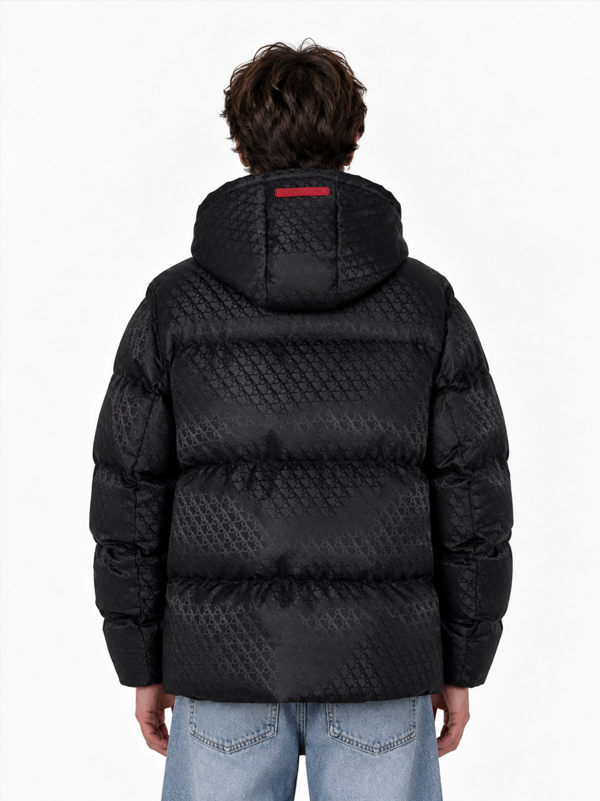 Monogram Bodywarmer Jacket | Black