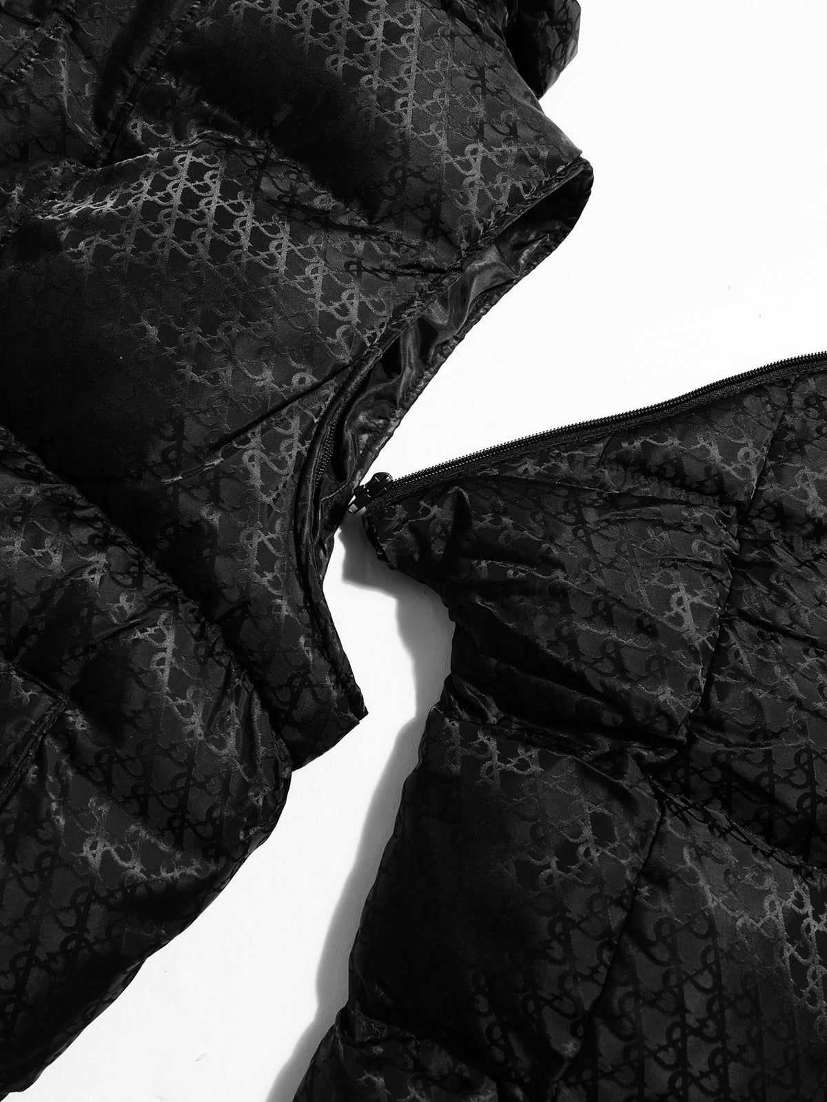 Monogram Bodywarmer Jacket | Black