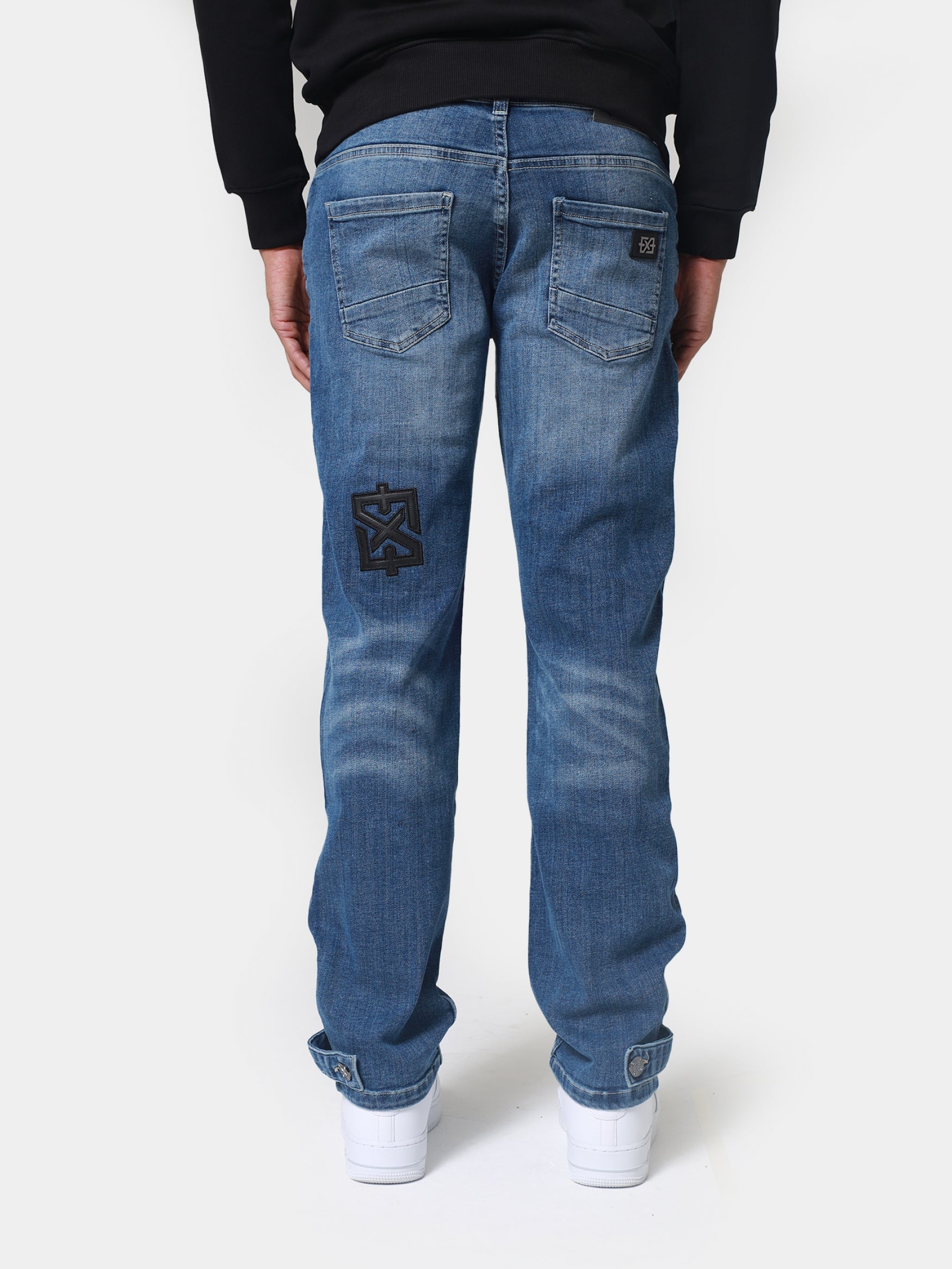 Patch Jeans | blue