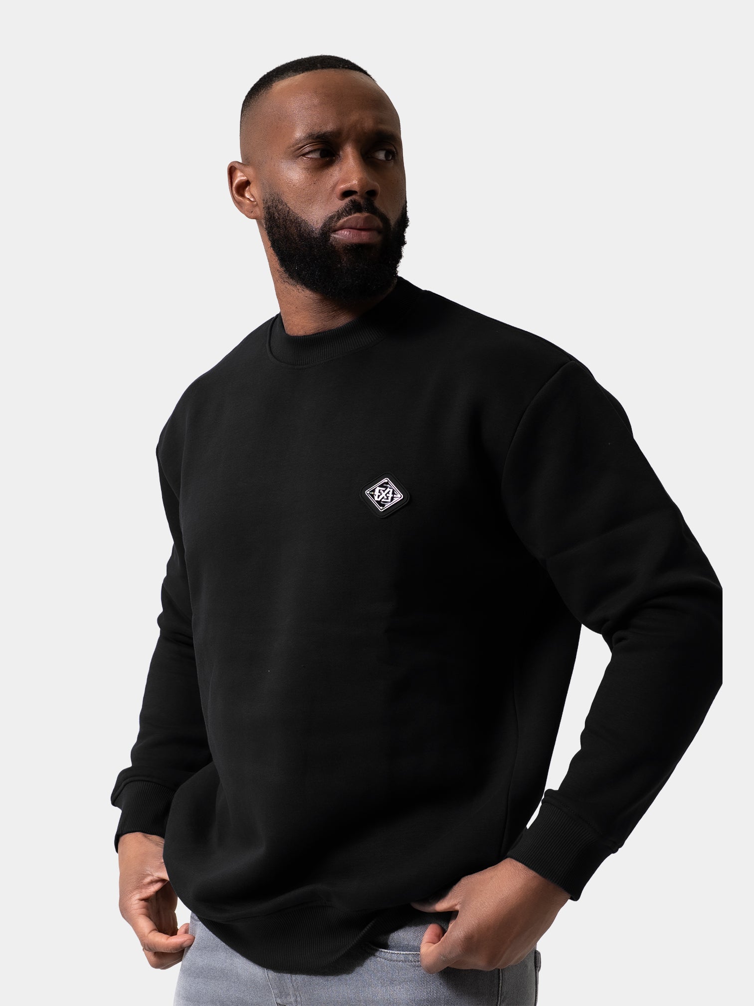 Plate Crewneck | Black
