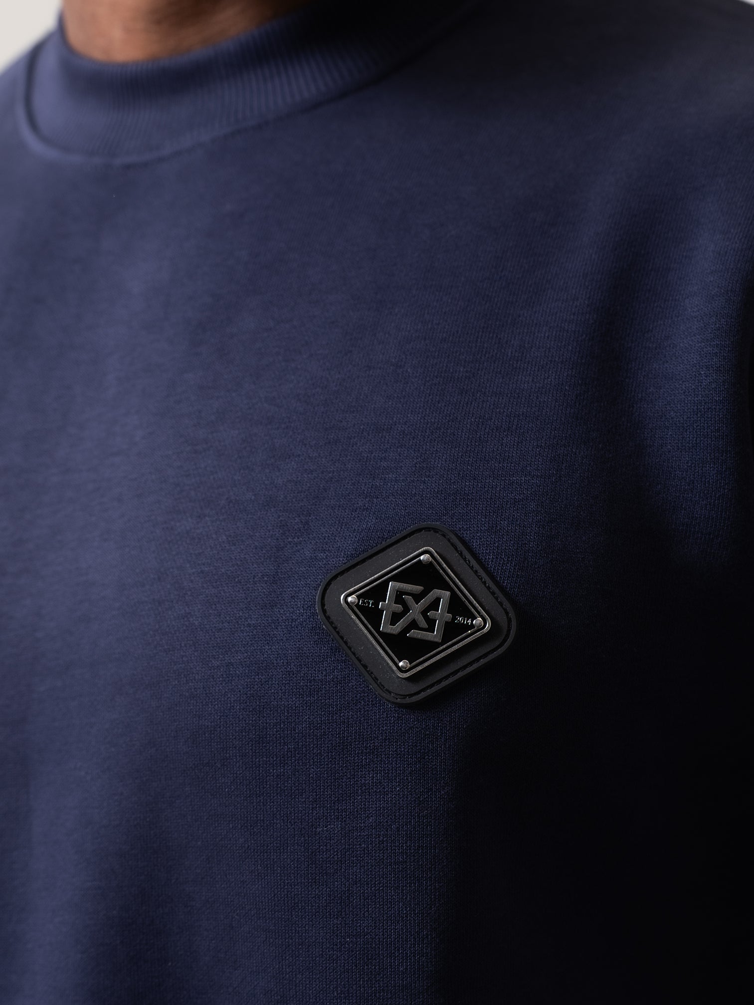 Plate Crewneck | Navy