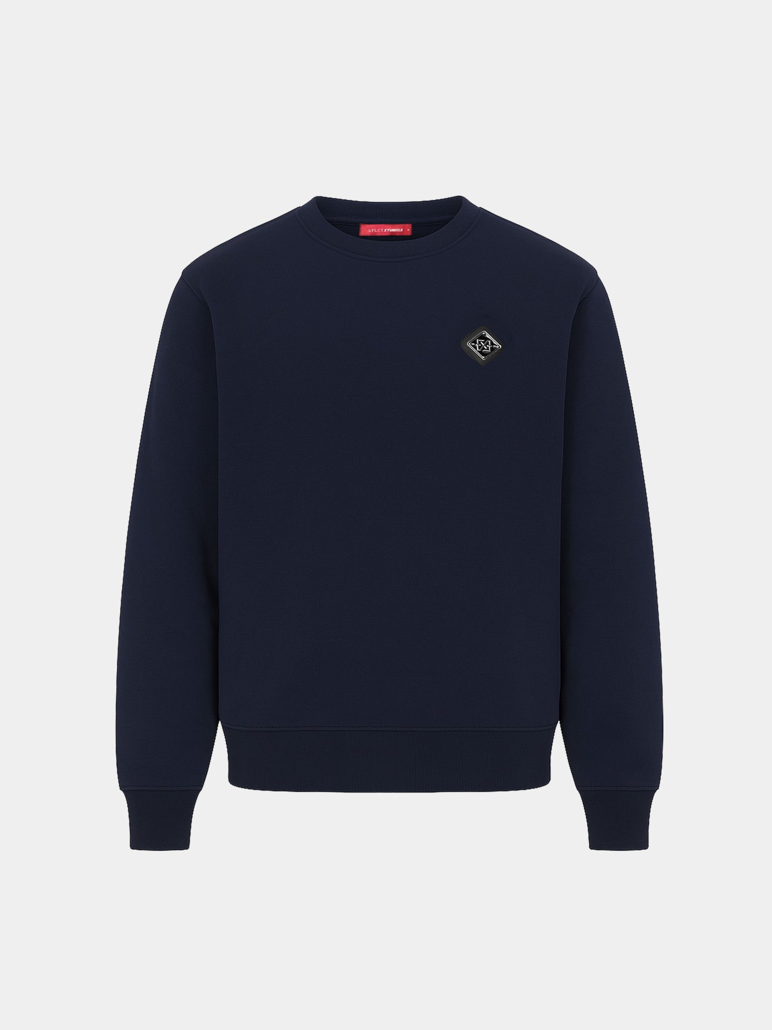 Plate Crewneck | Navy