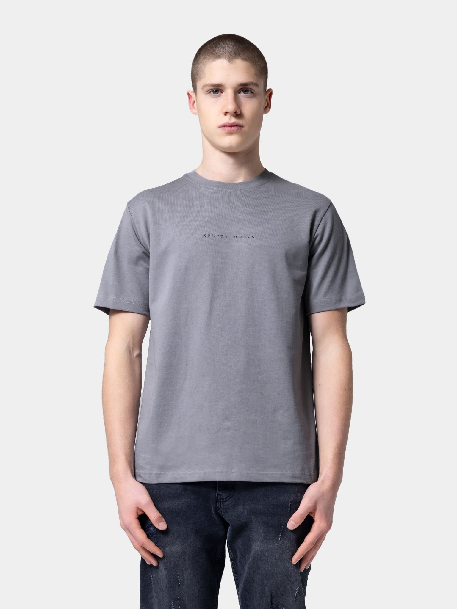 rewind tee | Grey