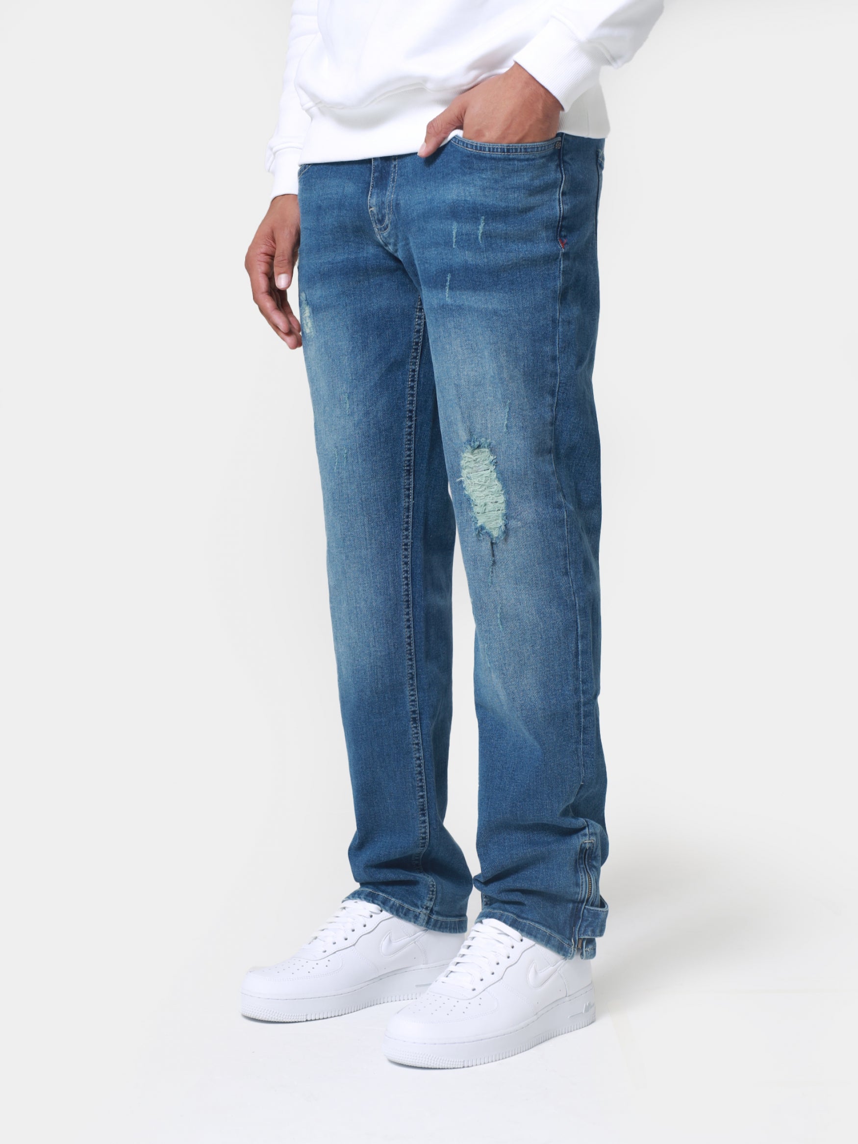 Sapphire Jeans | Blue – XPLCT STUDIOS