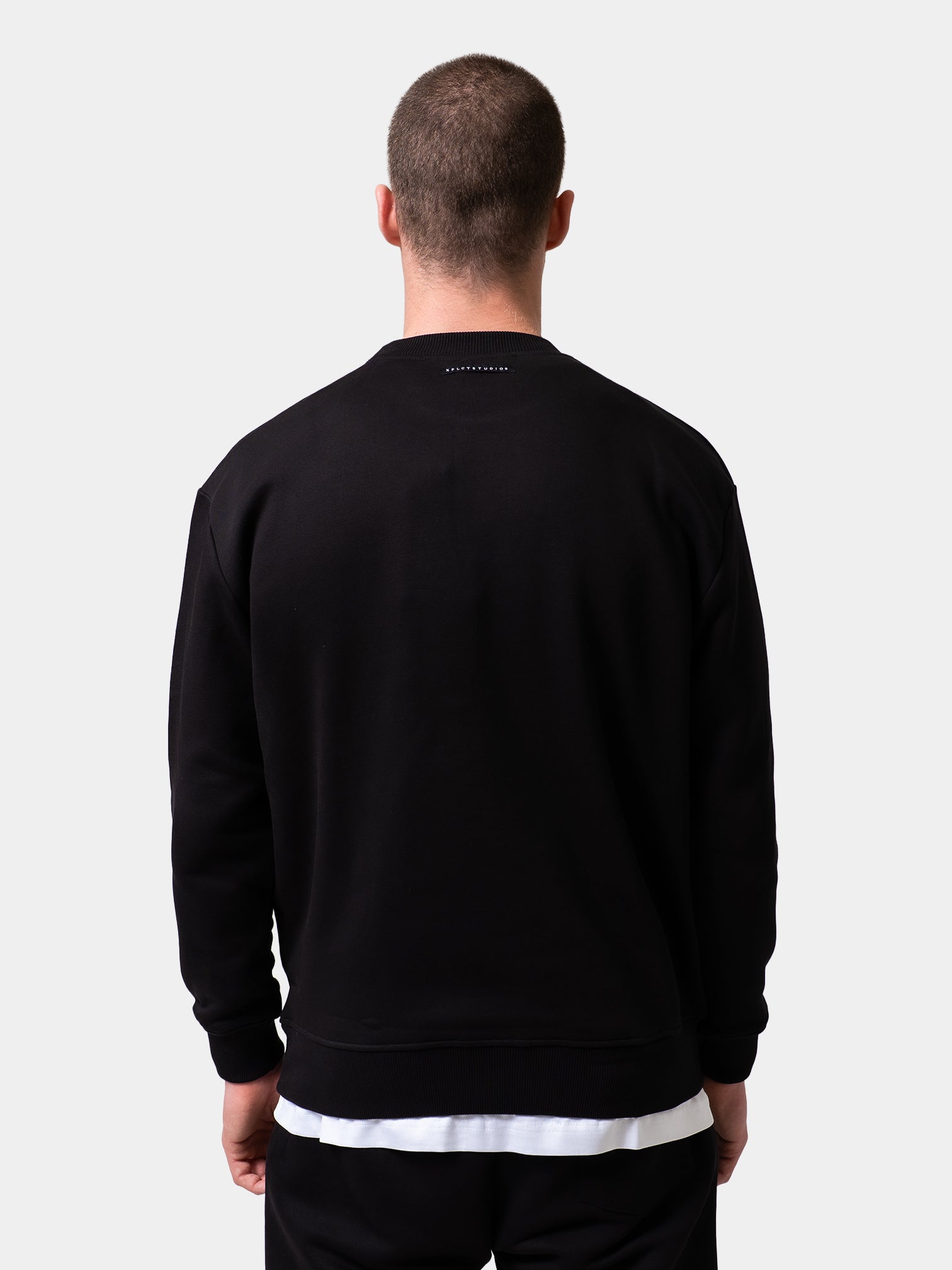 Shade Crewneck | Black – XPLCT STUDIOS