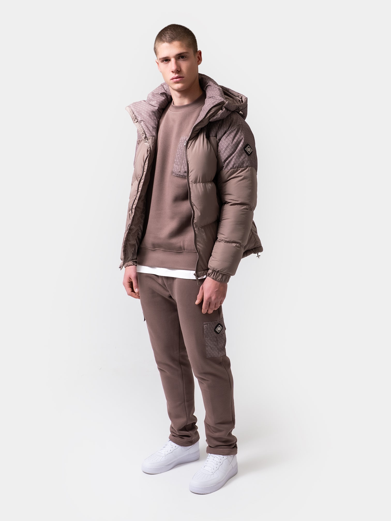 Safe Jacket + Shade Tracksuit | Deep Taupe