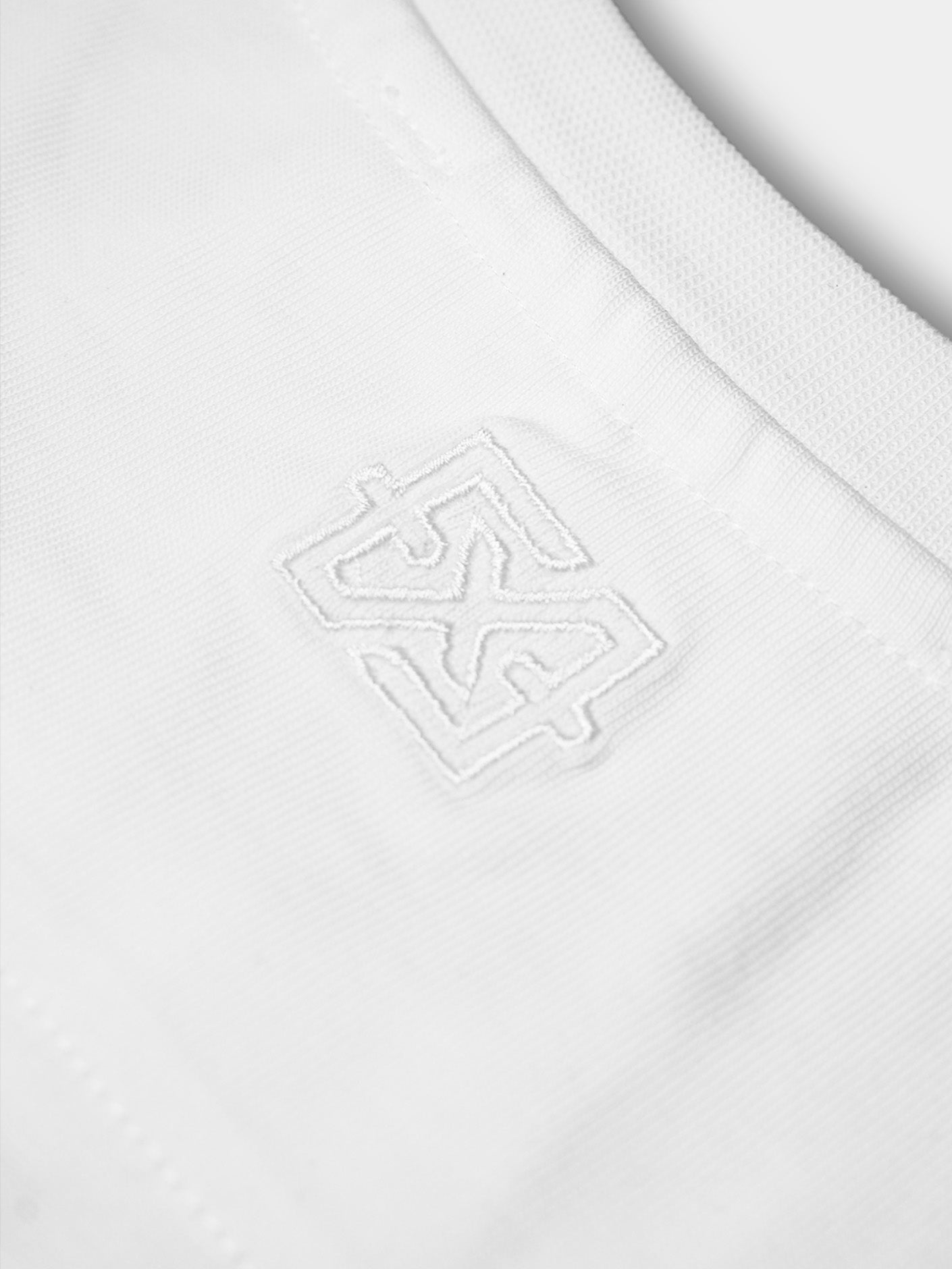 Hybrid sleeveless tee | Off white