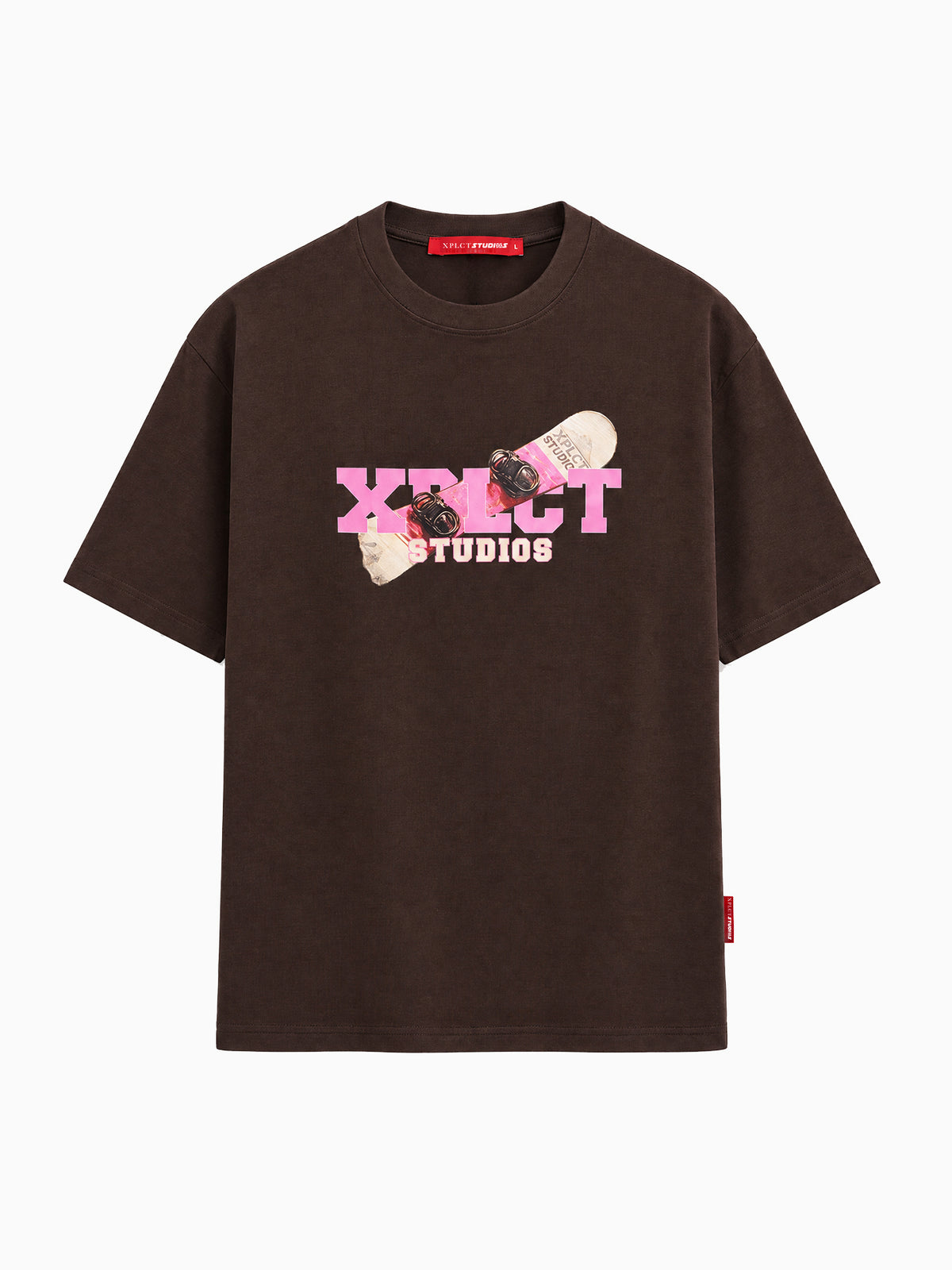 Snowboard Tee | Brown