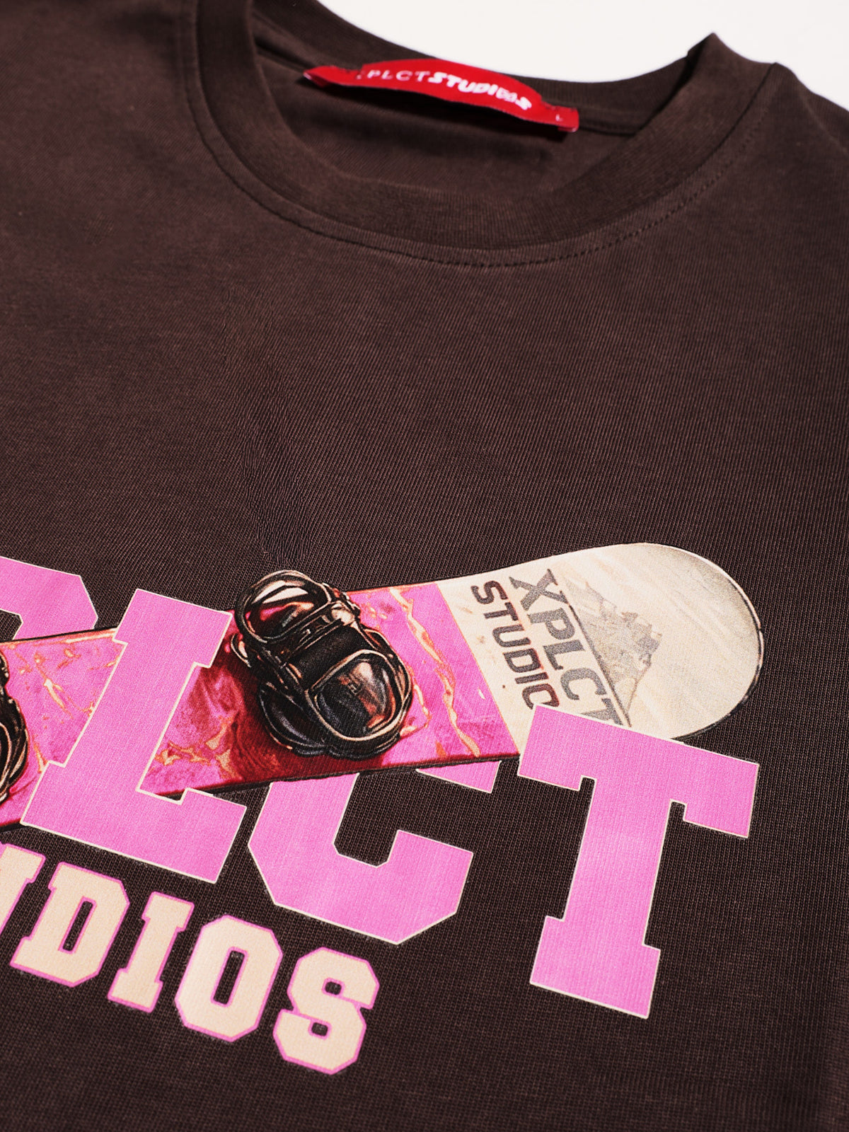 Snowboard Tee | Brown