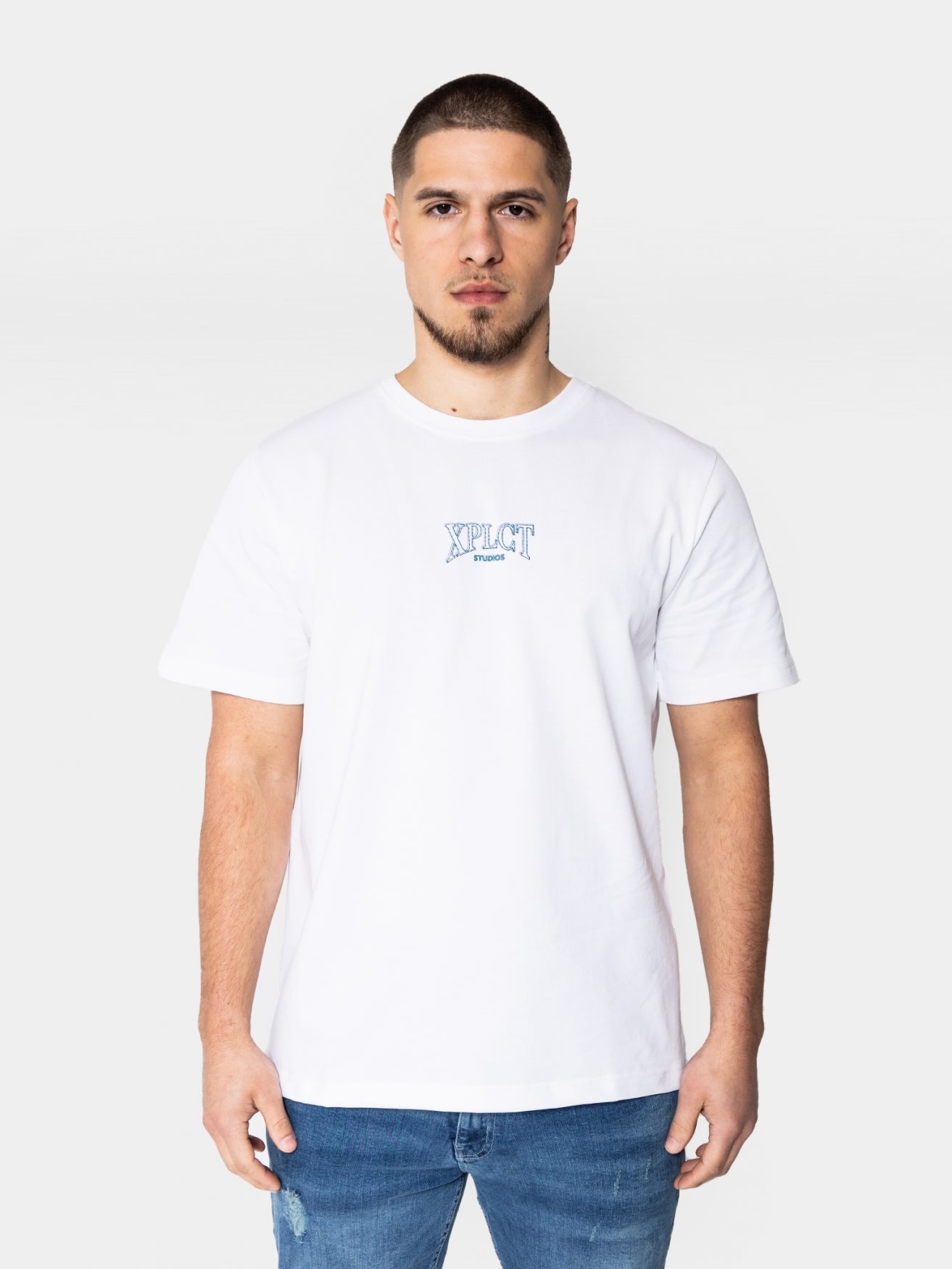 Stitch Tee | White