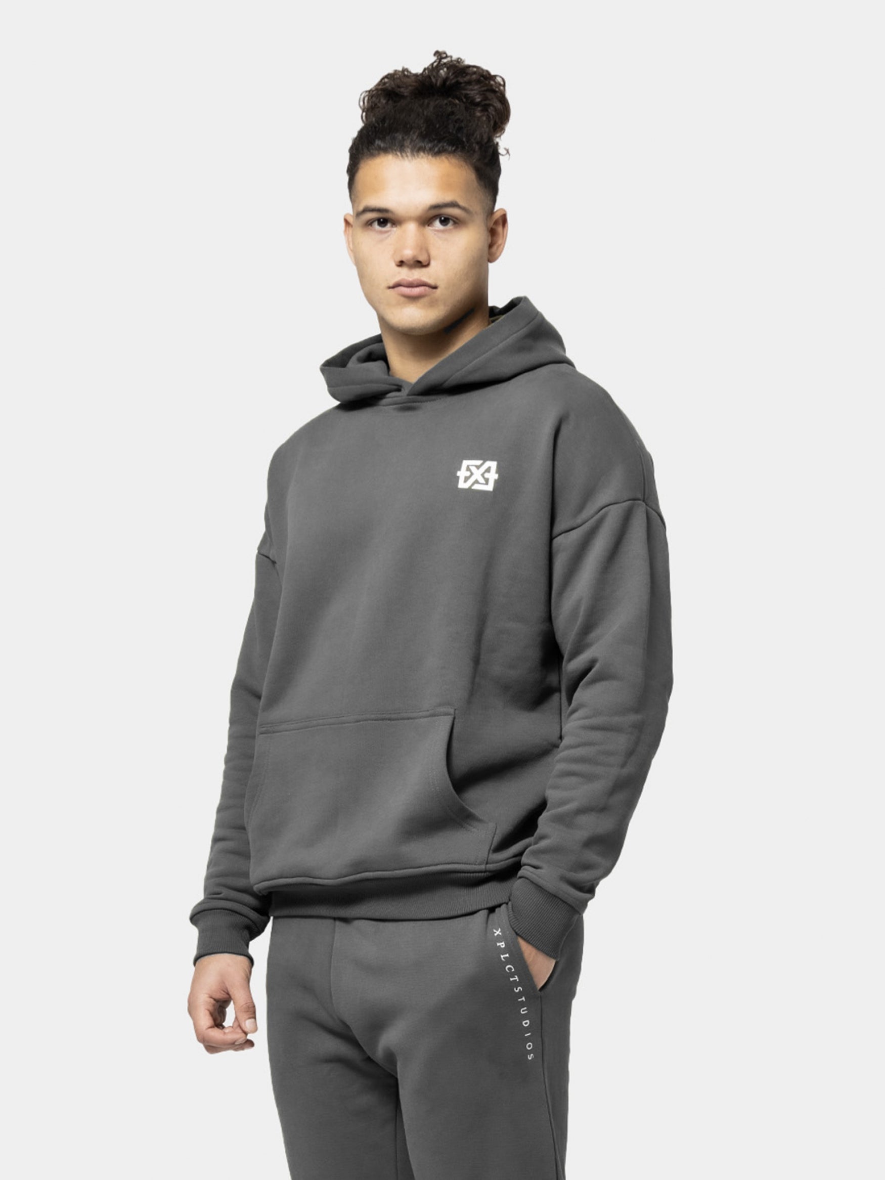 Stripes hoodie | Grey