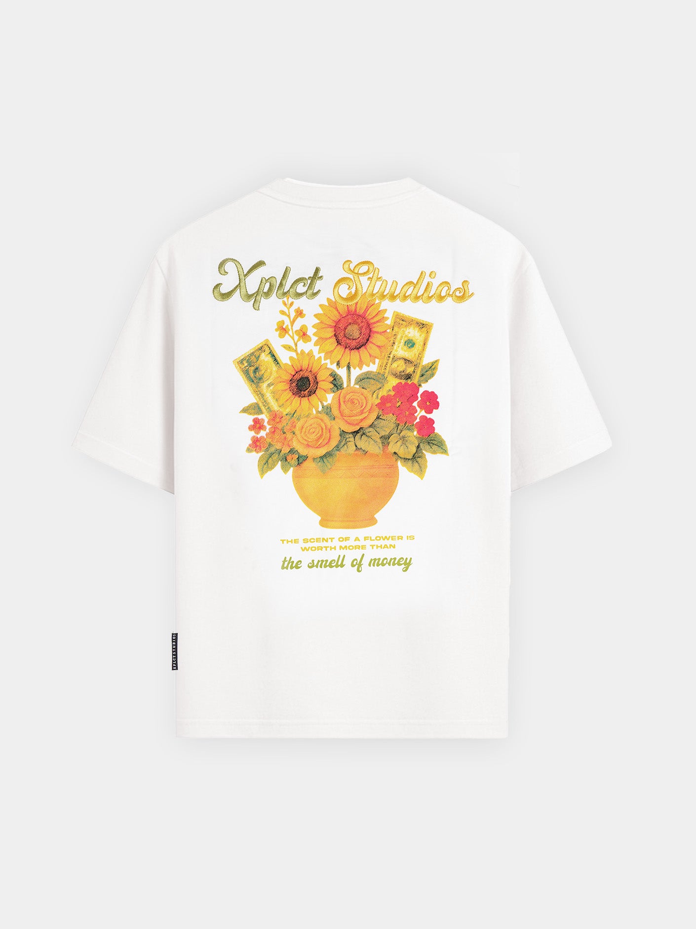 Flowers Tee | Off white – XPLCT STUDIOS