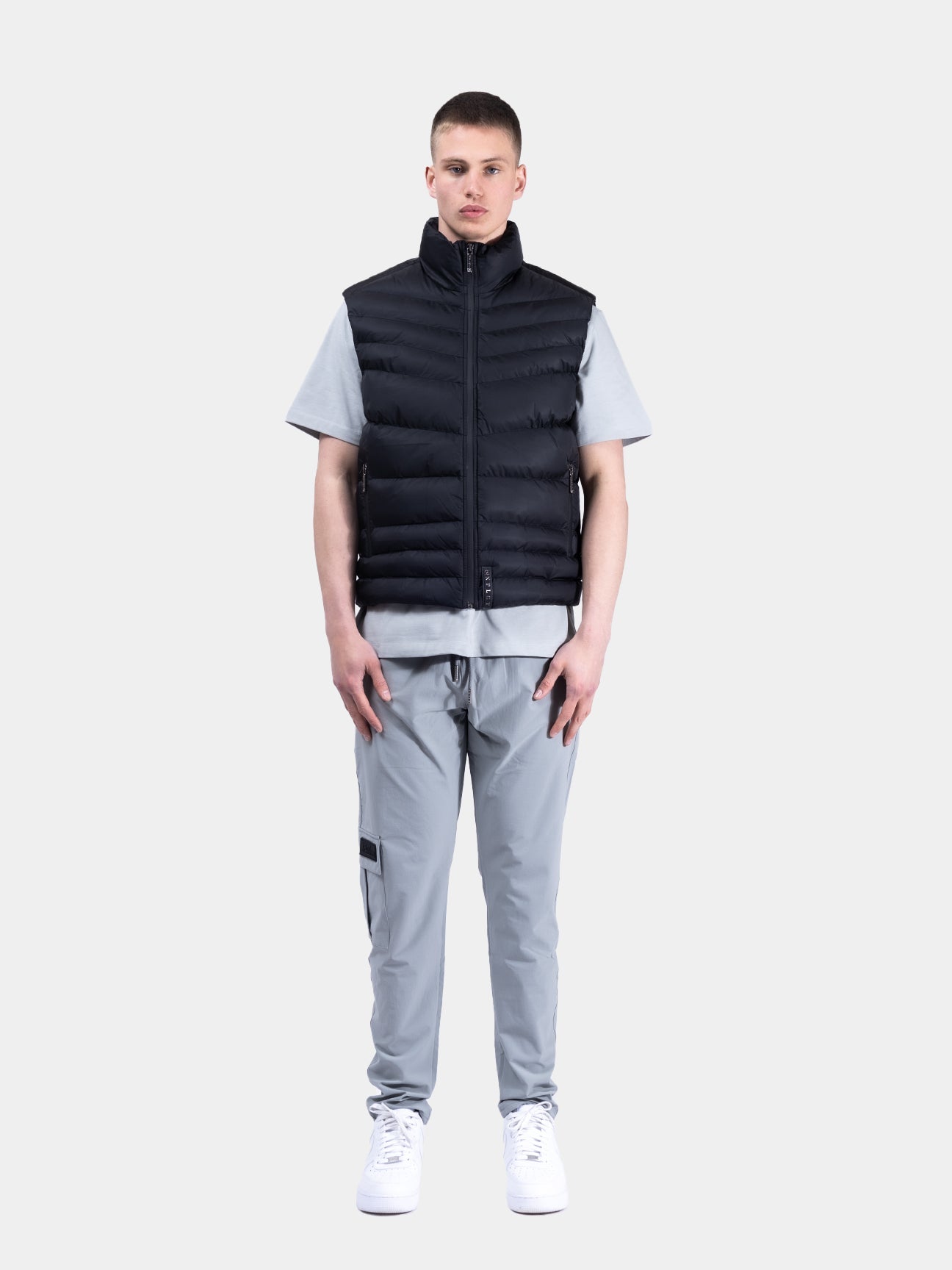 Oblique bodywarmer Black
