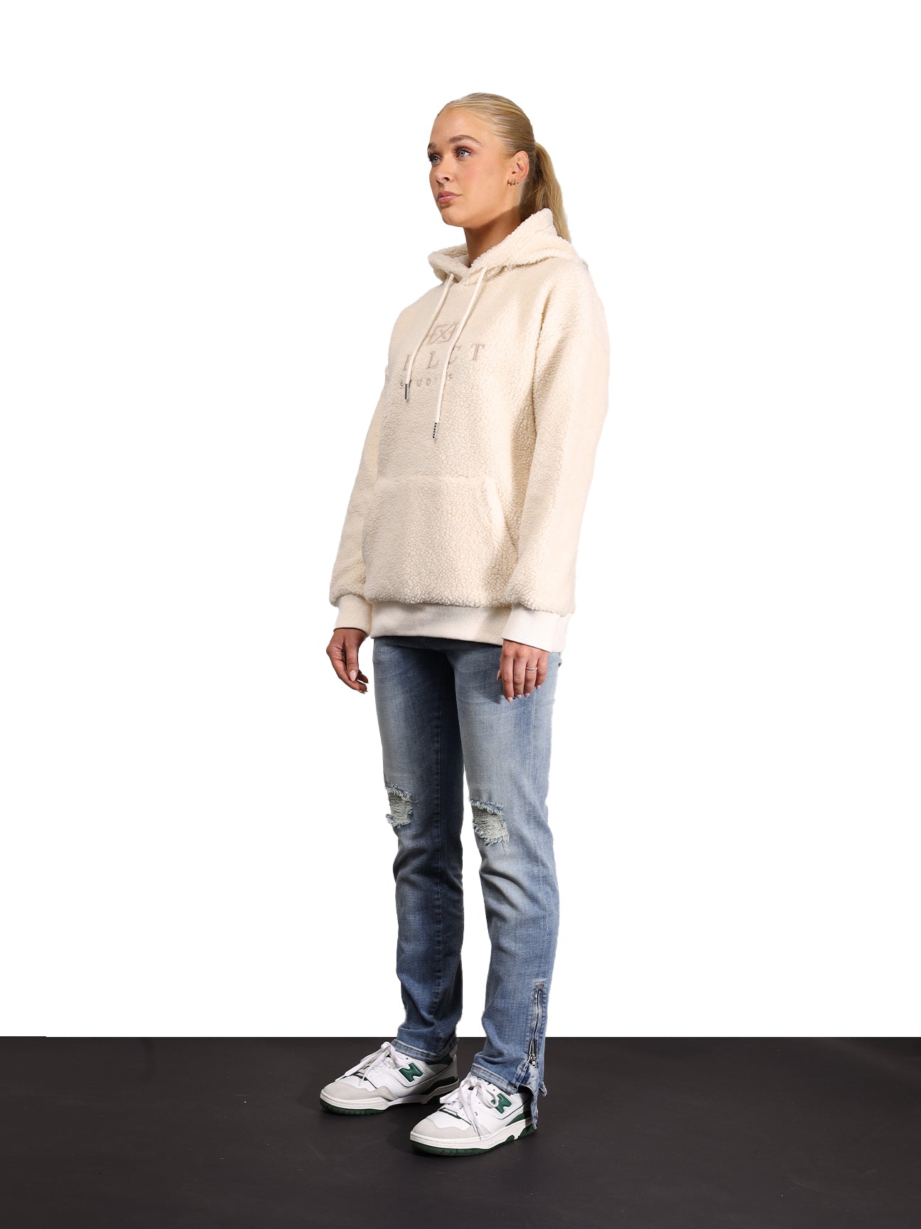 Teddy Hoodie - Beige