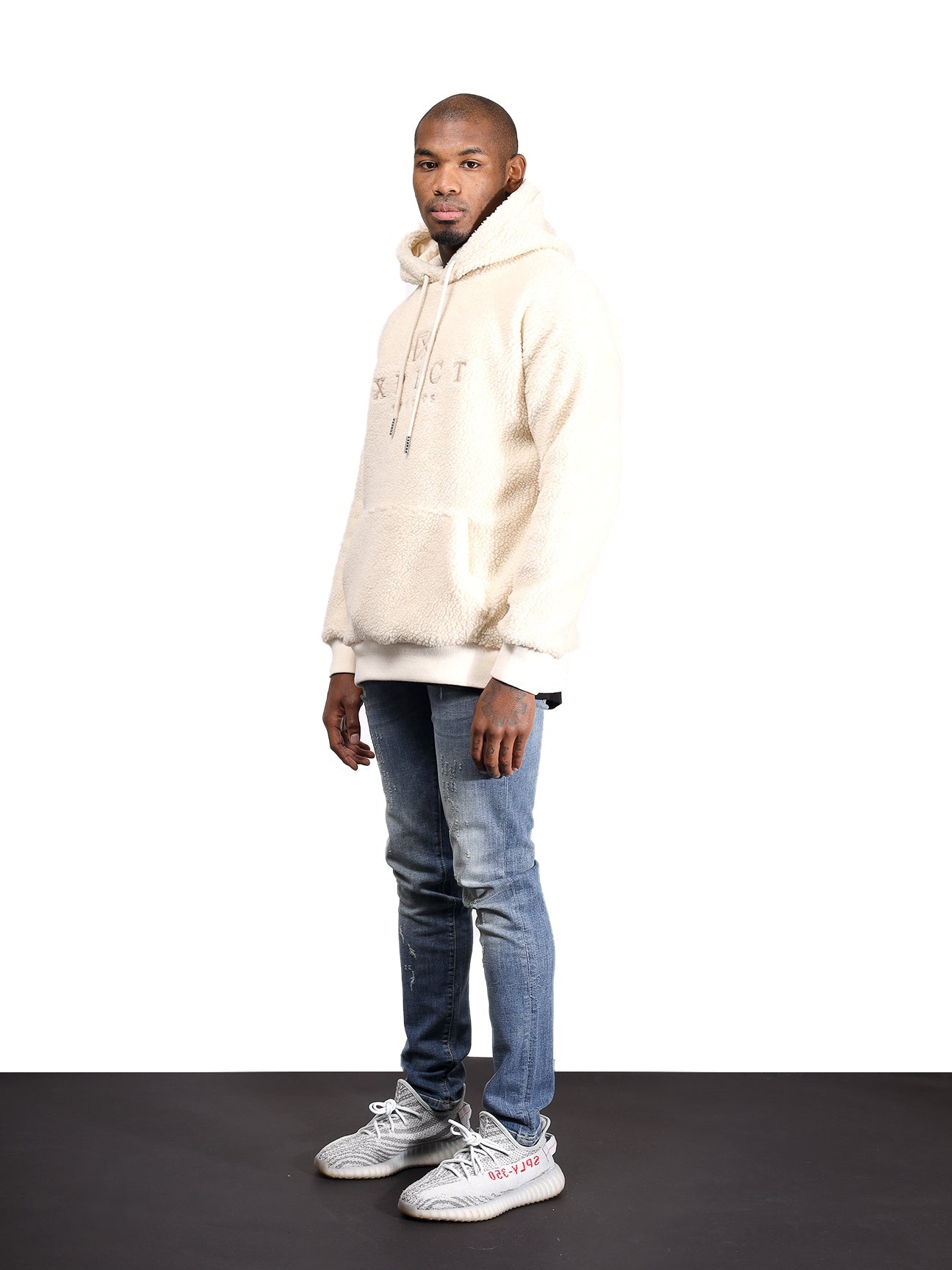 Teddy Hoodie - Beige